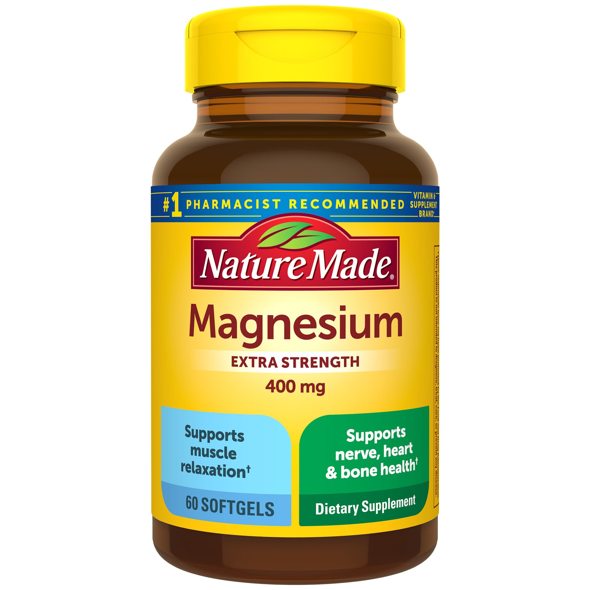 Foto 2 pulgar | Suplemento De Óxido De Magnesio Nature Made 400 Mg 60 Cápsulas Blandas - Venta Internacional.