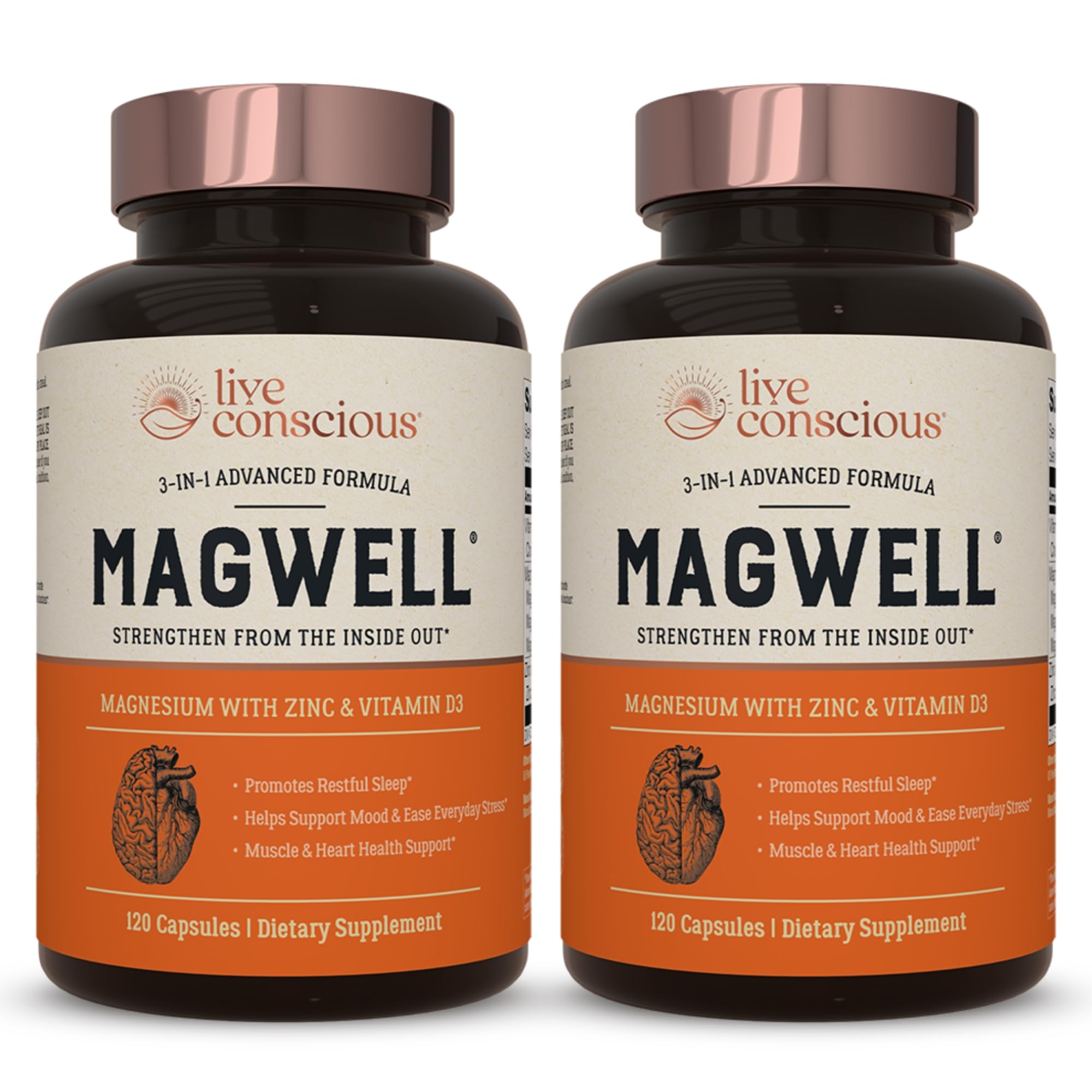 Foto 2 pulgar | Supplement Live Conscious Magwell Magnesio, Zinc Y Vitamina D3 - Venta Internacional.