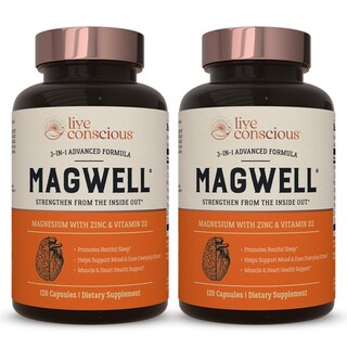 Foto 1 | Supplement Live Conscious Magwell Magnesio, Zinc Y Vitamina D3 - Venta Internacional.