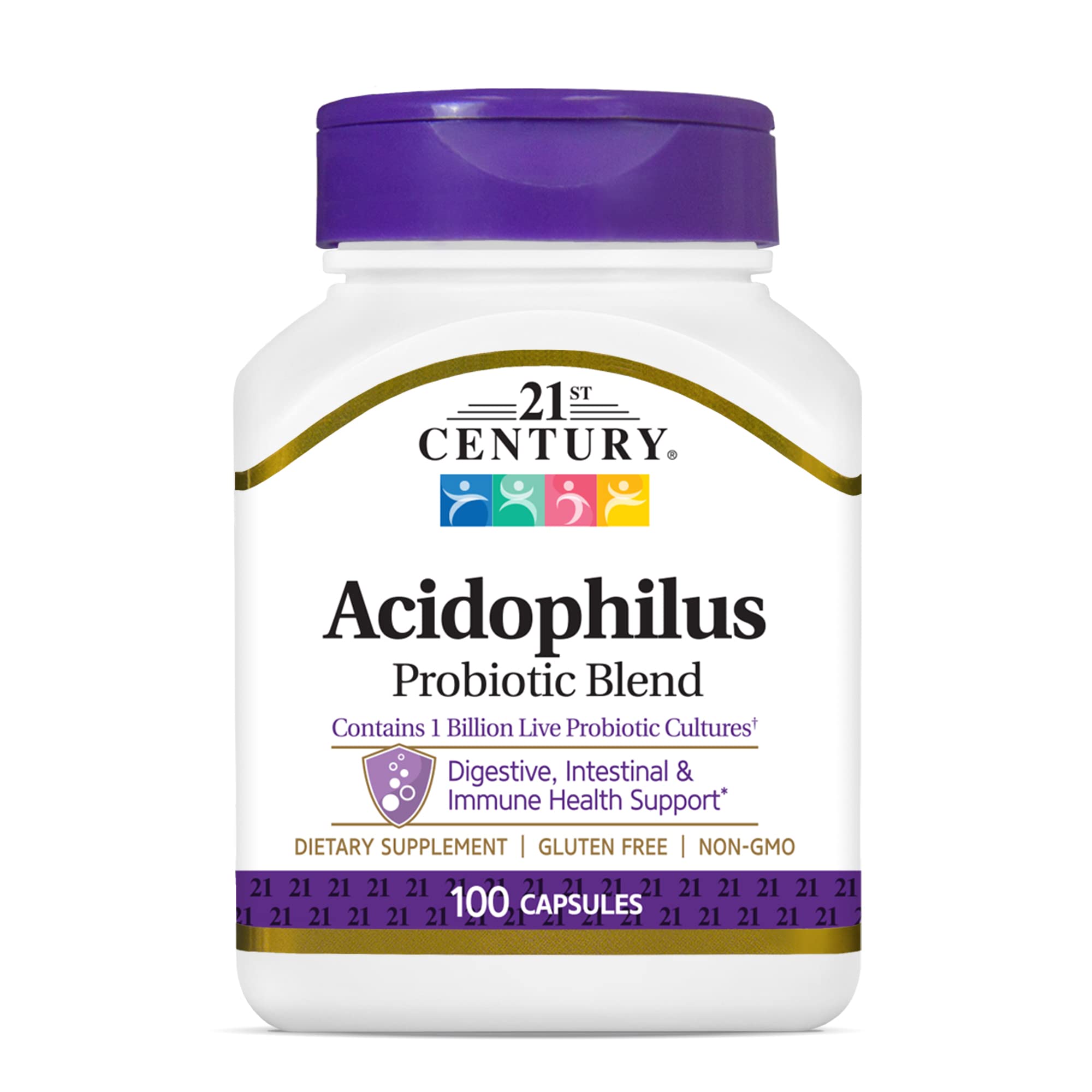 Foto 1 | Suplemento 21st Century Acidophilus En Cápsulas, 100 Unidades - Venta Internacional.