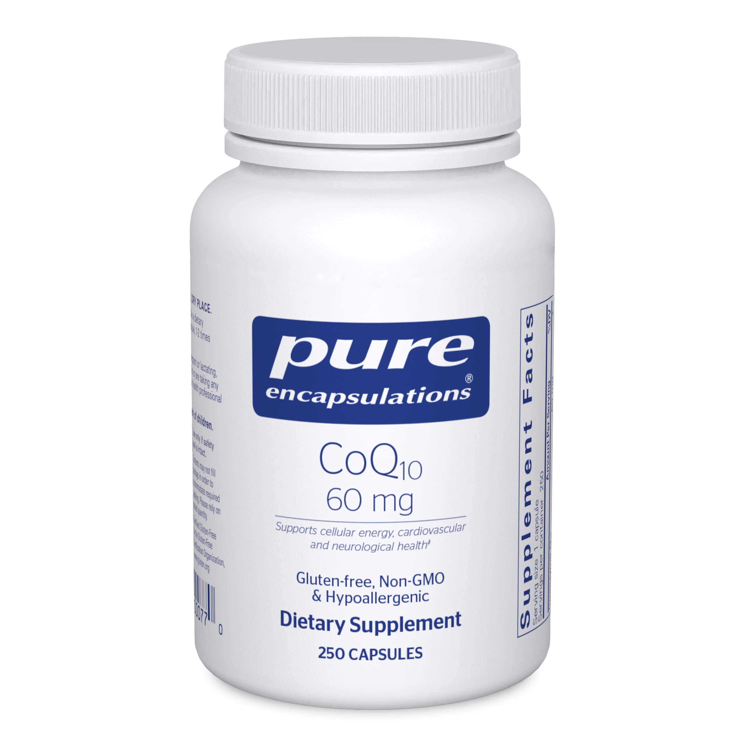 Foto 2 pulgar | Suplemento Pure Encapsulations Coq10 60 Mg 250 Cápsulas - Venta Internacional.