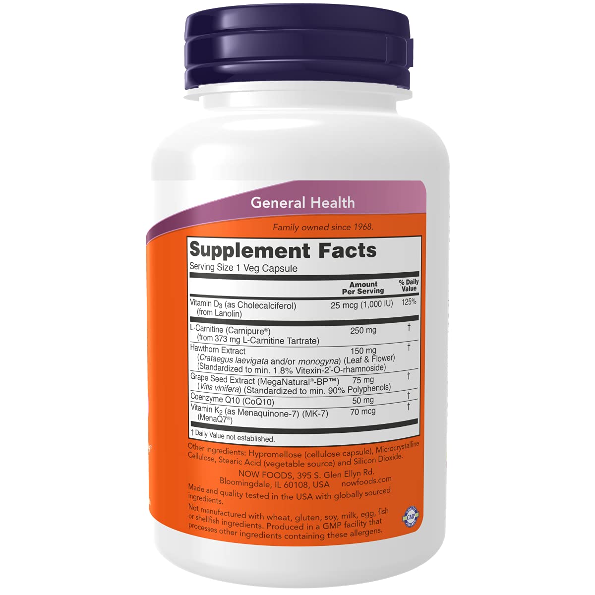 Foto 3 pulgar | Supplement Now Clinical Cardio Cardiovascular Support 90 Cápsulas - Venta Internacional.