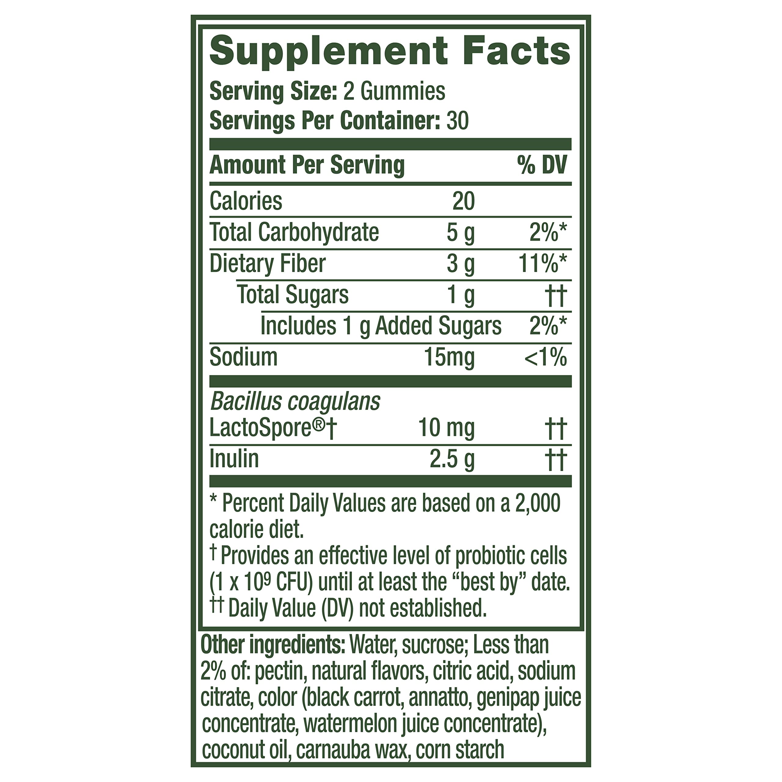 Foto 7 pulgar | Suplemento Align Dualbiotic Prebiotic + Probiotic 60 Gomitas - Venta Internacional.