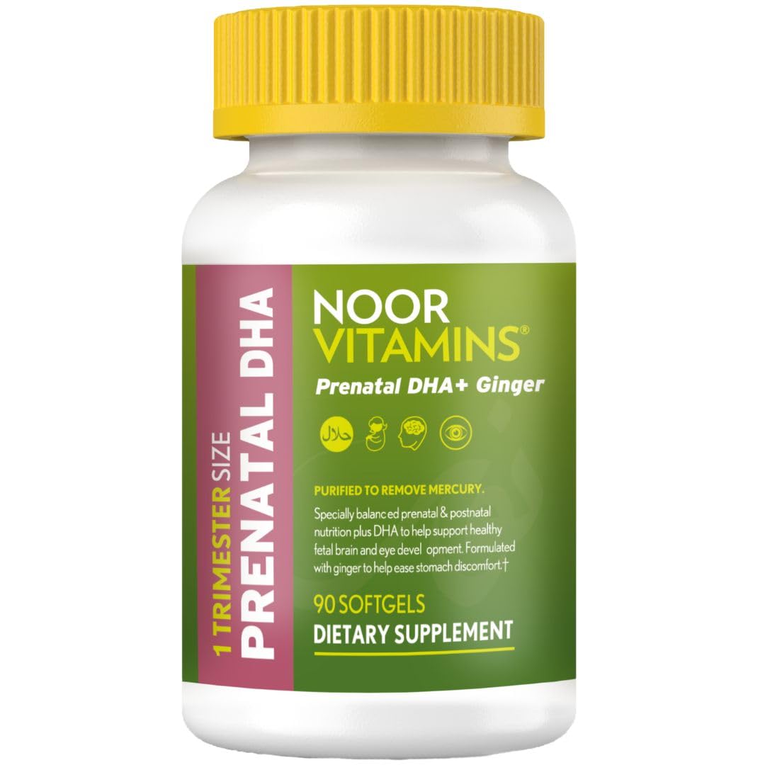 Foto 2 pulgar | Vitaminas Prenatales Noor Vitaminas Halal Con Dha Y Ácido Fólico - Venta Internacional.