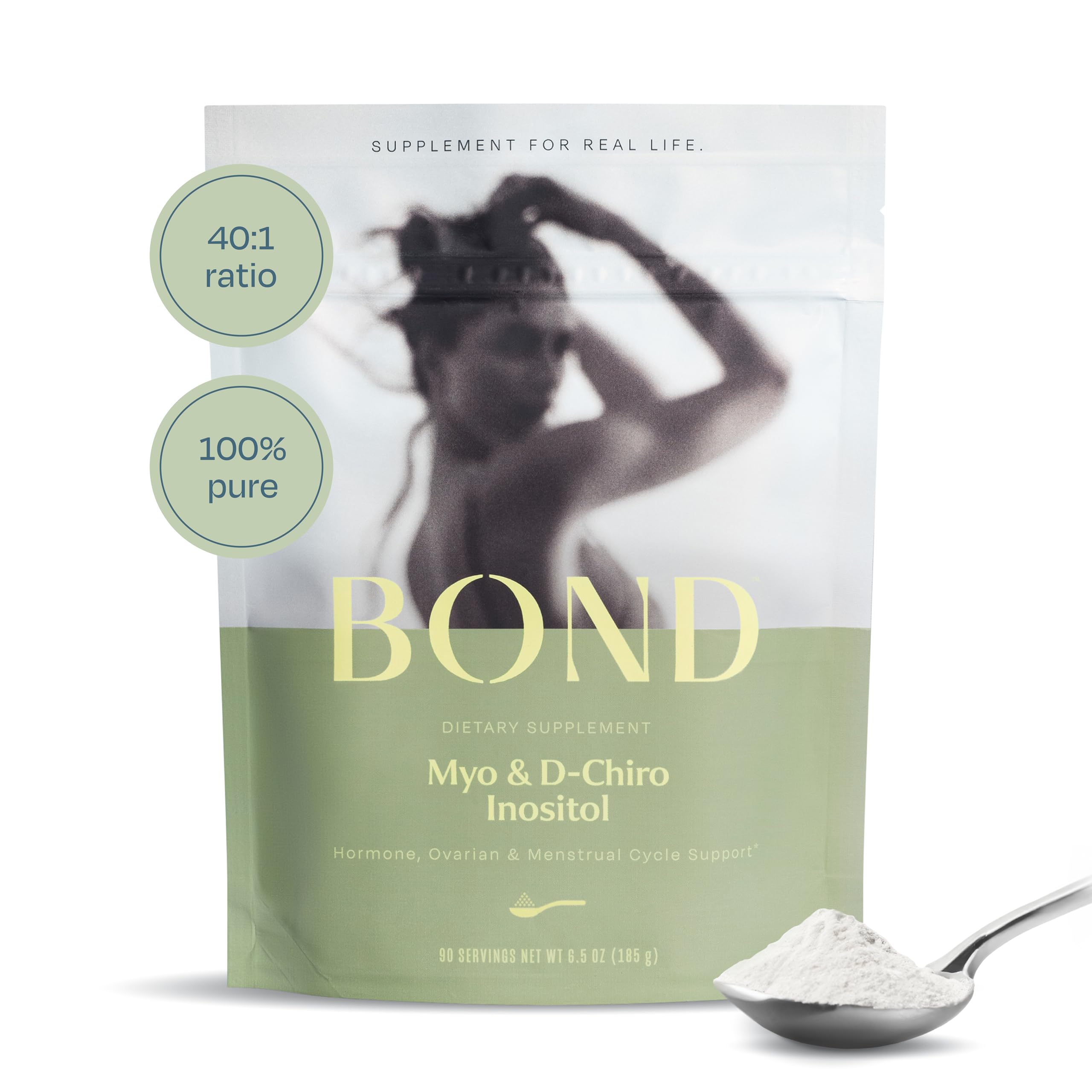 Foto 2 pulgar | Inositol En Polvo Bond Myo-inositol Puro E Inositol D-chiro 90 Porciones - Venta Internacional.
