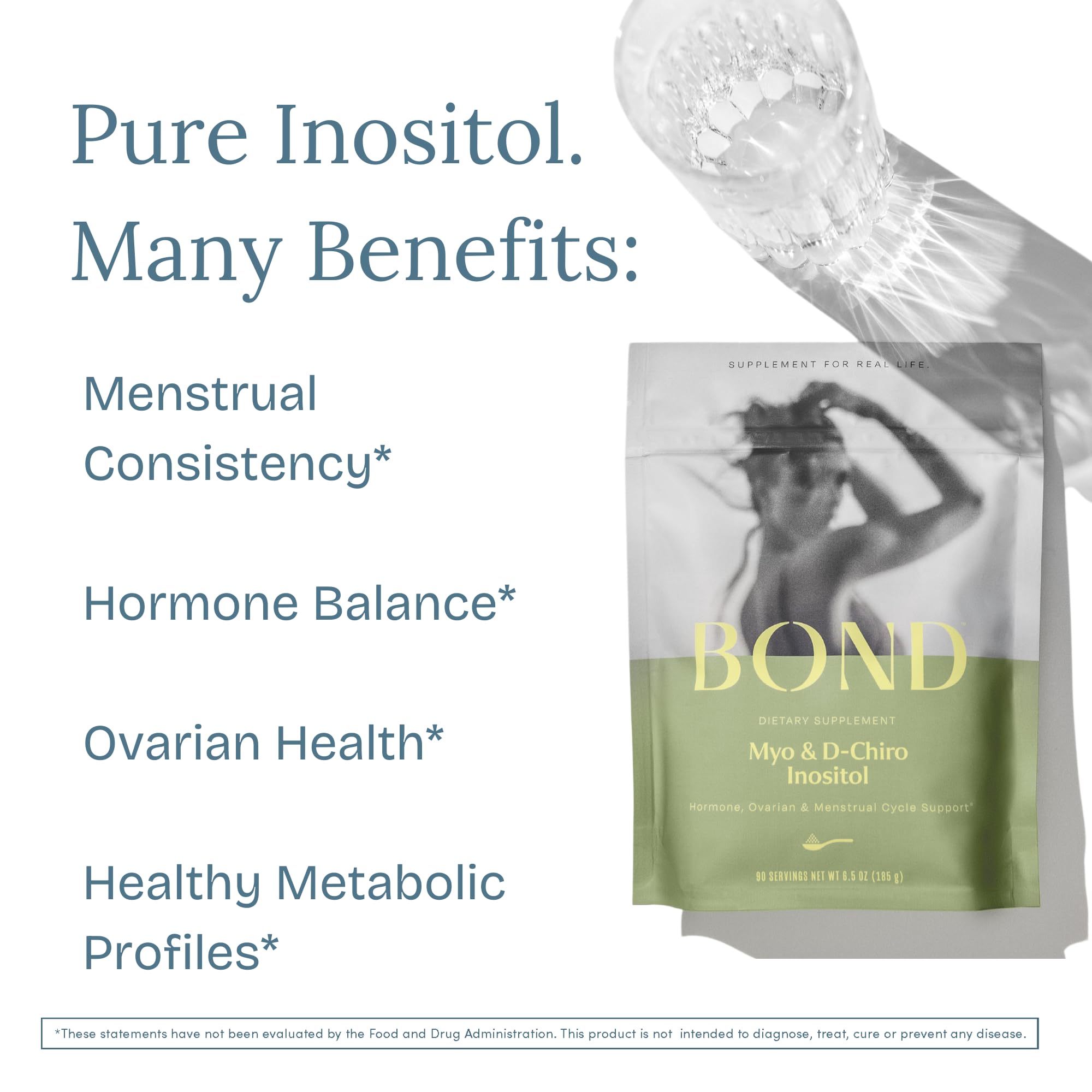 Foto 7 pulgar | Inositol En Polvo Bond Myo-inositol Puro E Inositol D-chiro 90 Porciones - Venta Internacional.