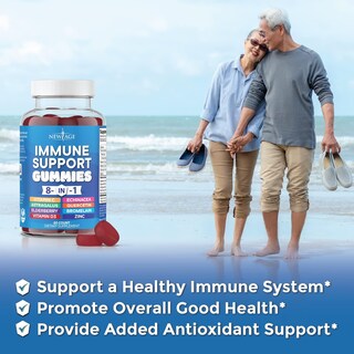 Foto 3 | Suplemento 8 En 1 Para Reforzar El Sistema Inmunitario Con Saúco Y Vitamina C - Venta Internacional.