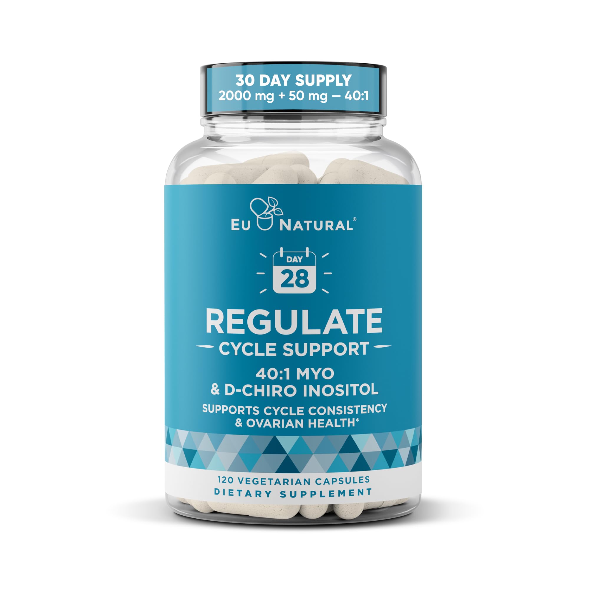 Suplemento Eu Natural Regule El Ciclo Menstrual, 120 Cápsulas - Venta Internacional.
