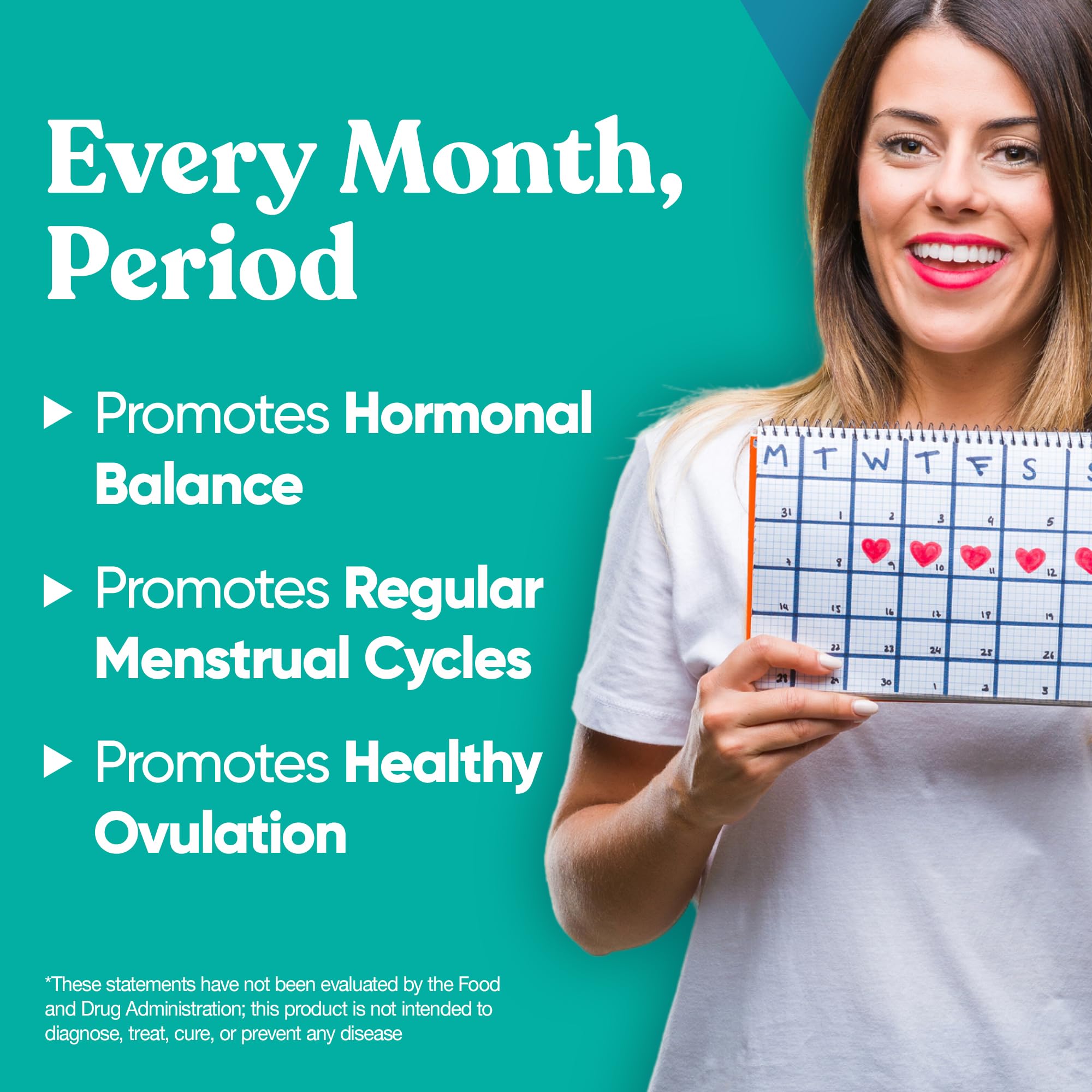 Foto 2 | Suplemento Eu Natural Regule El Ciclo Menstrual, 120 Cápsulas - Venta Internacional.