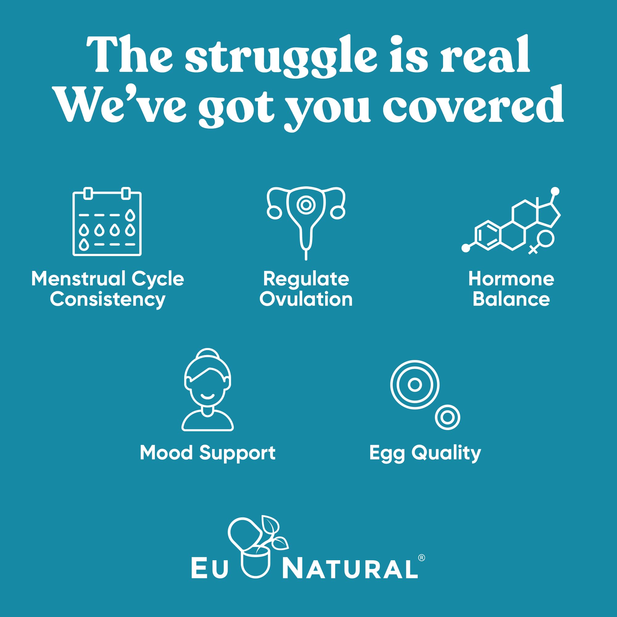 Foto 4 | Suplemento Eu Natural Regule El Ciclo Menstrual, 120 Cápsulas - Venta Internacional.