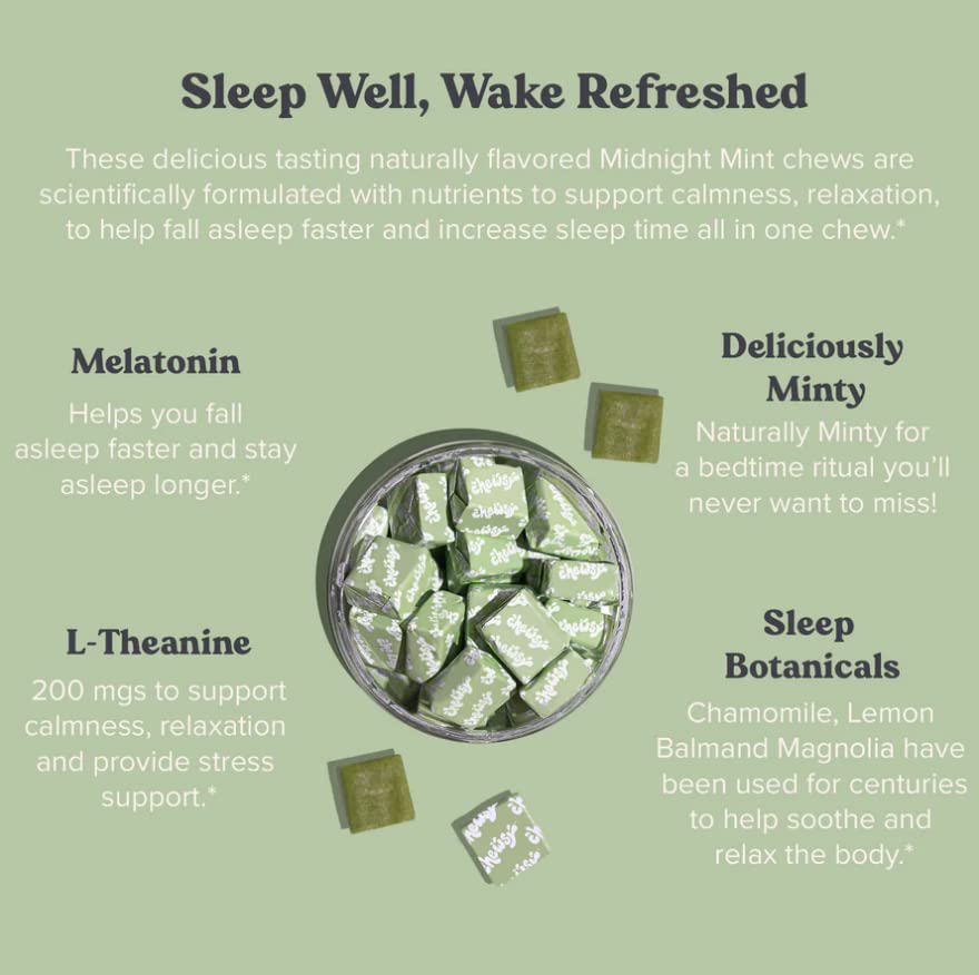 Foto 4 pulgar | Sleep Aid Chewsy Peaceful Sleep Chews 3 Mg De Melatonina - Venta Internacional.