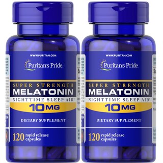 Foto 1 | Suplemento Puritan's Pride Melatonin Super Strength 120 Cápsulas - Venta Internacional.