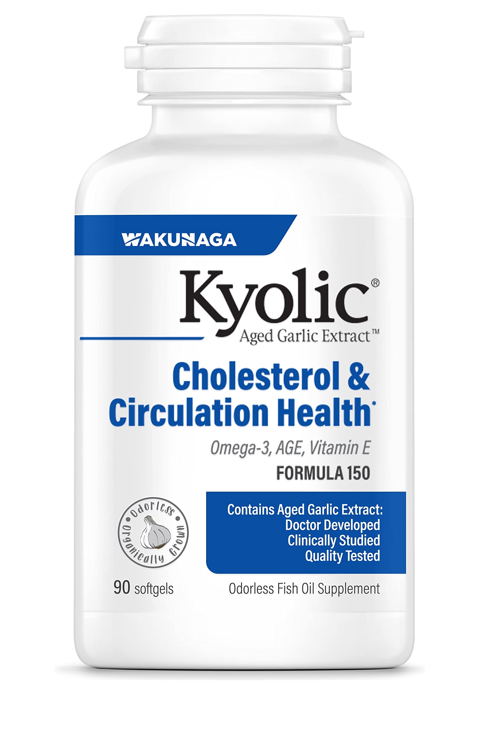 Foto 2 pulgar | Suplemento De Extracto De Ajo Envejecido Kyolic, Fórmula 150 Omega-3 - Venta Internacional.