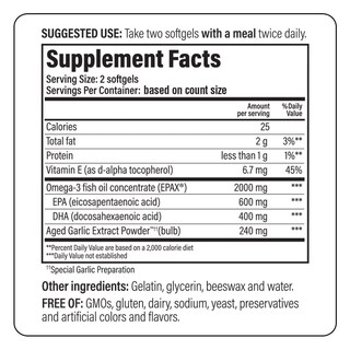 Foto 4 | Suplemento De Extracto De Ajo Envejecido Kyolic, Fórmula 150 Omega-3 - Venta Internacional.