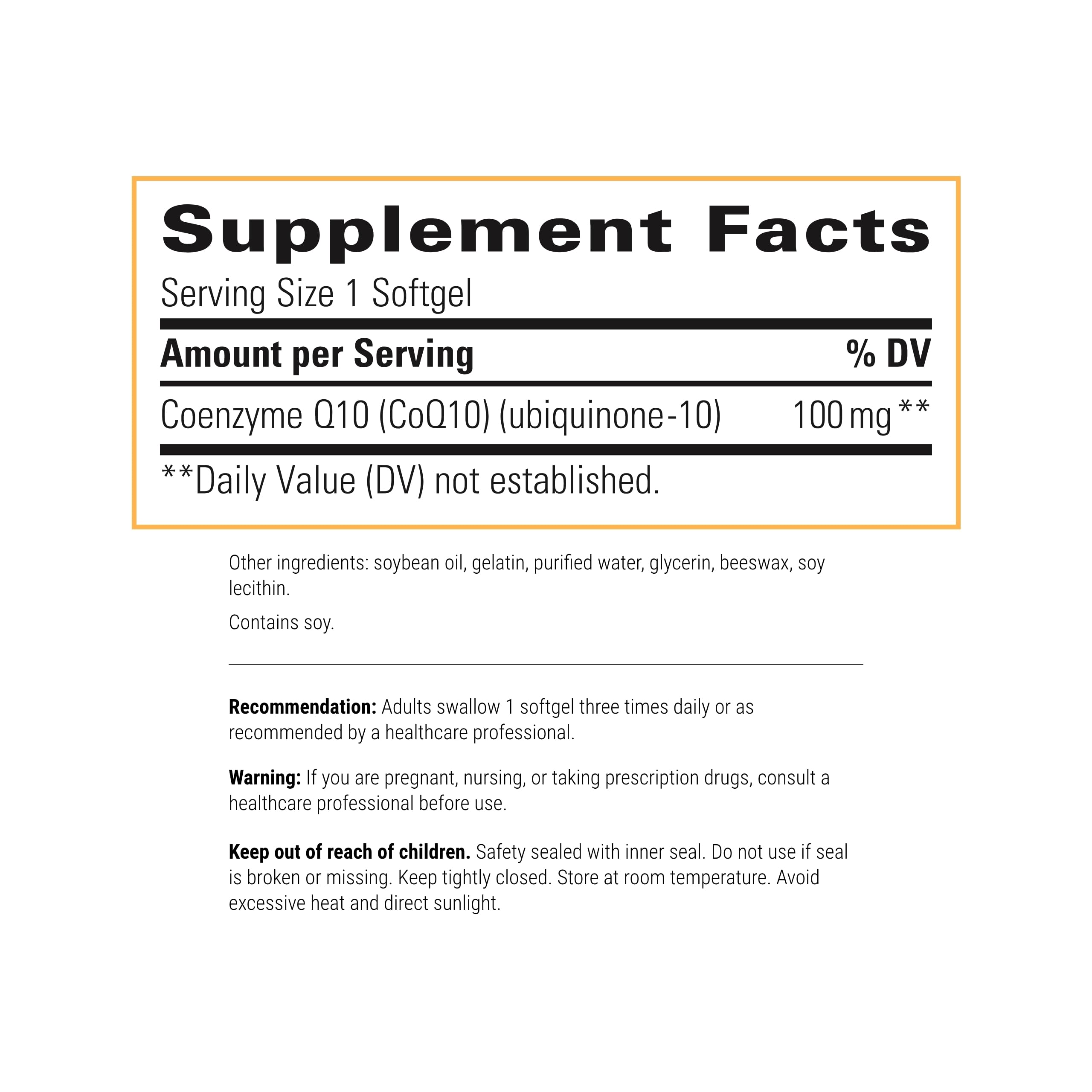 Foto 2 | Suplemento De Coenzima Q10 De Integrative Therapeutics, 100 Mg, 60 Cápsulas Blandas - Venta Internacional.