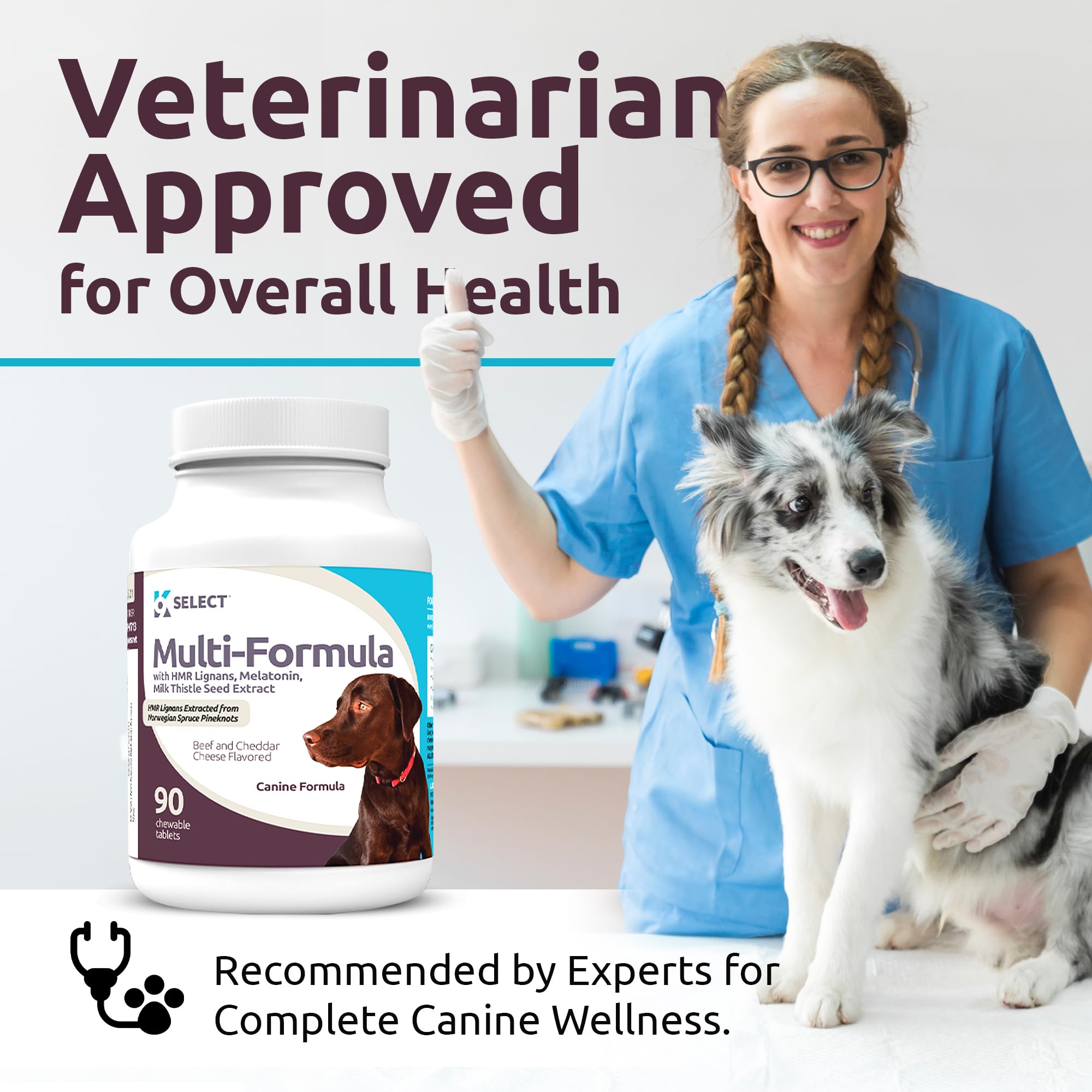 Foto 7 pulgar | Dog Vitamins K9 Select, Fórmula Múltiple Para Perros Grandes, 90 Comprimidos - Venta Internacional.