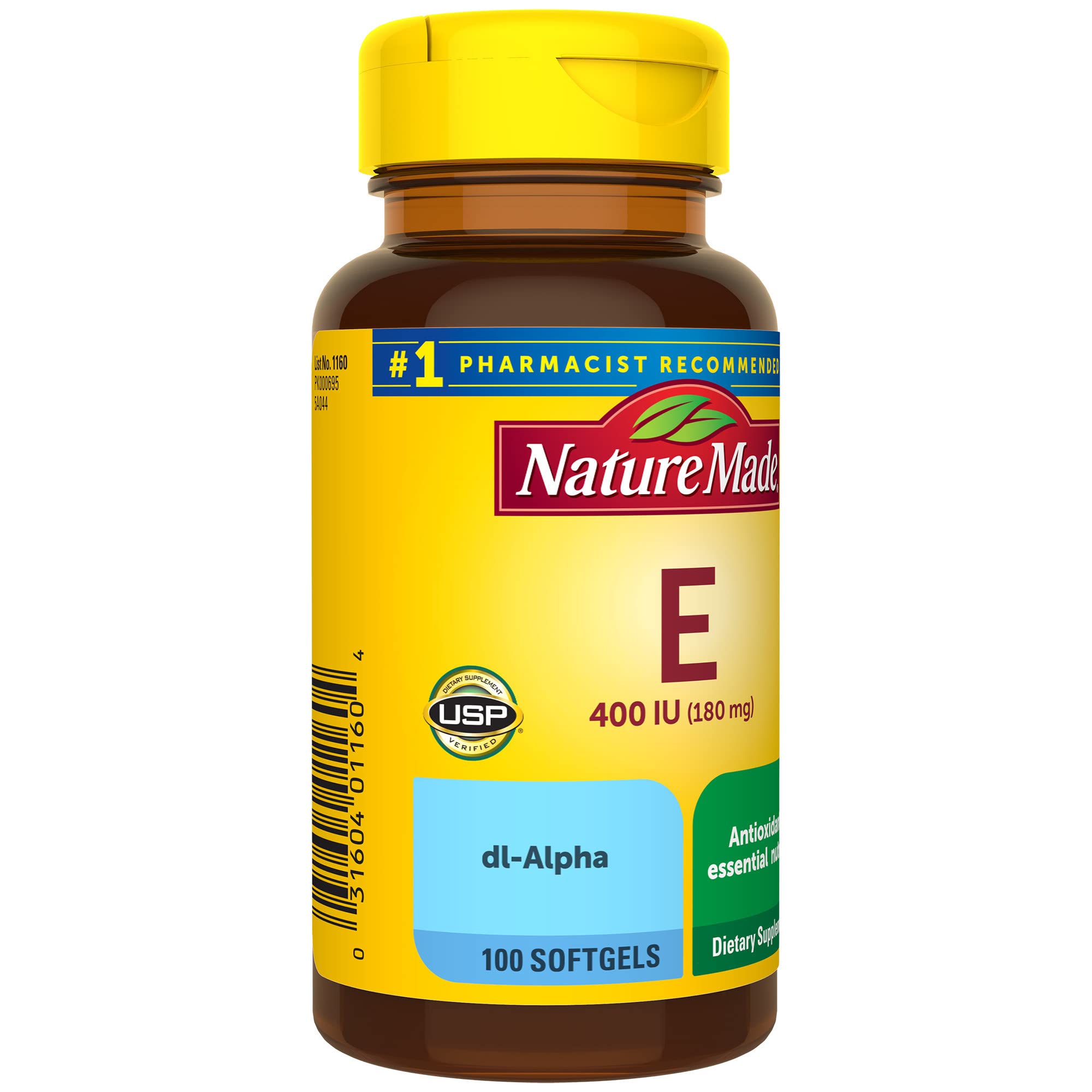 Foto 8 pulgar | Vitamina E Nature Made 180 mg (400 Ui) 100 Cápsulas Blandas - Venta Internacional