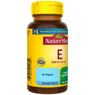 Foto 7 | Vitamina E Nature Made 180 mg (400 Ui) 100 Cápsulas Blandas - Venta Internacional