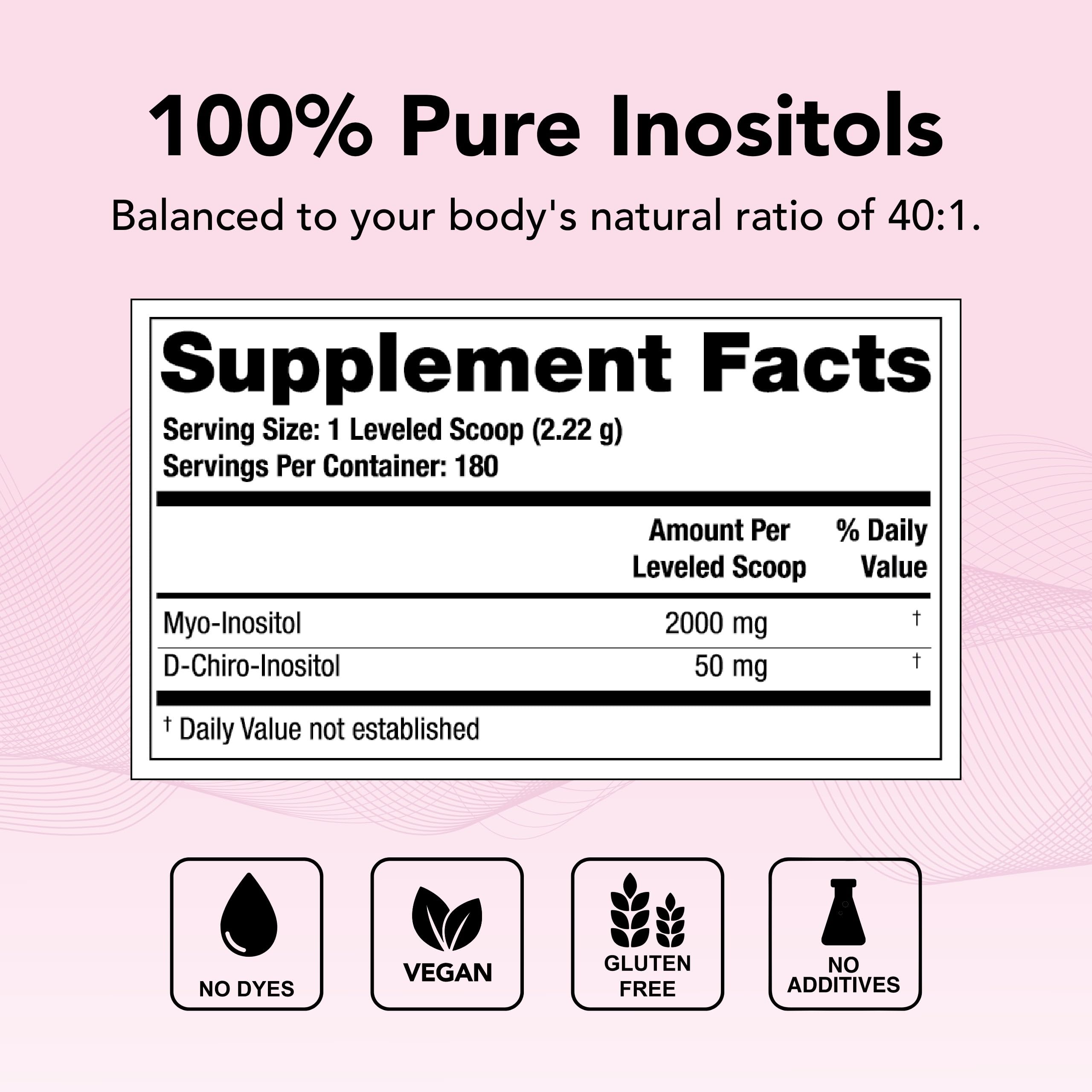 Foto 3 pulgar | Suplemento Theralogix Ovasitol Inositol En Polvo 400 G - Venta Internacional.