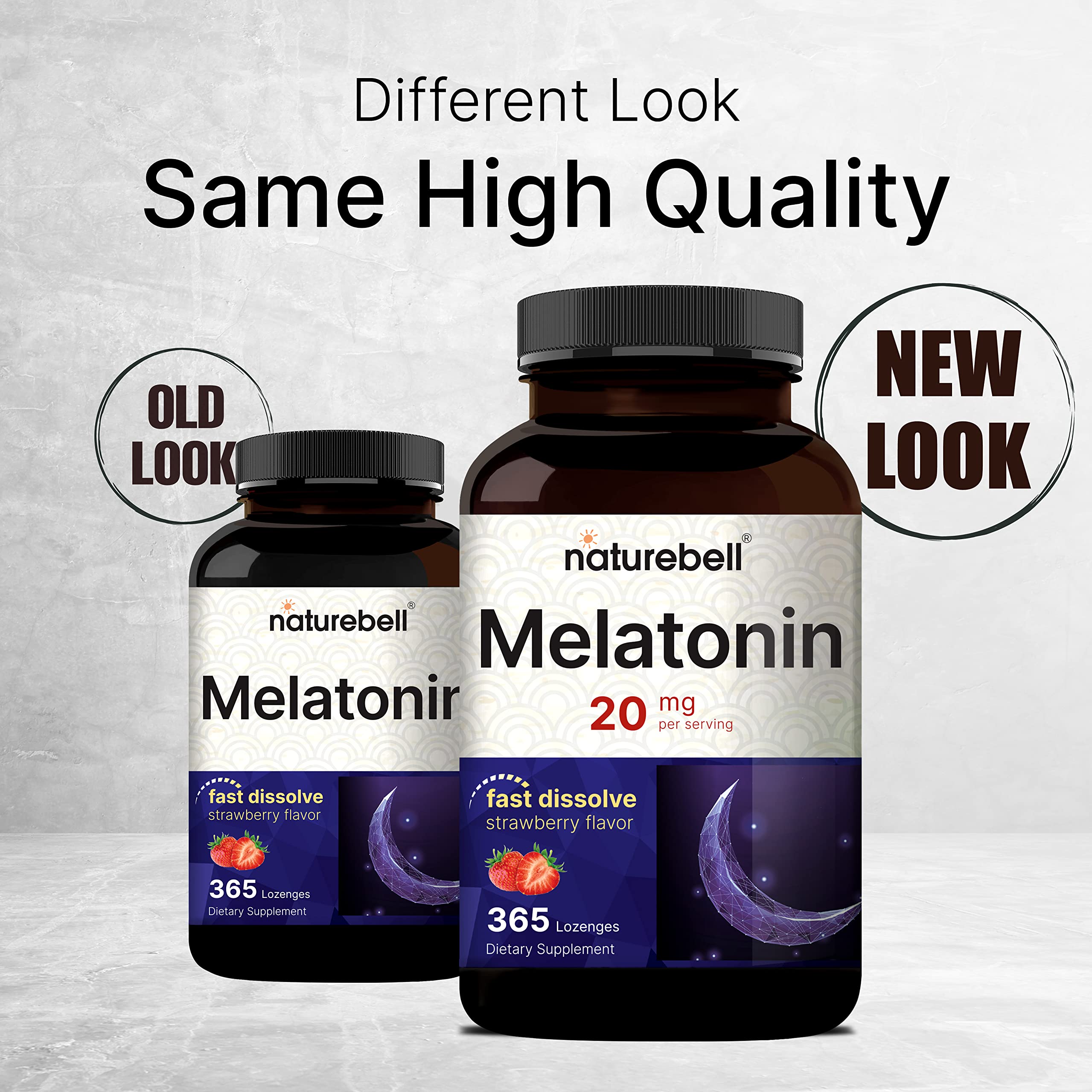 Foto 2 | Suplemento Naturebell Melatonina 20 Mg 365 Comprimidos - Venta Internacional.
