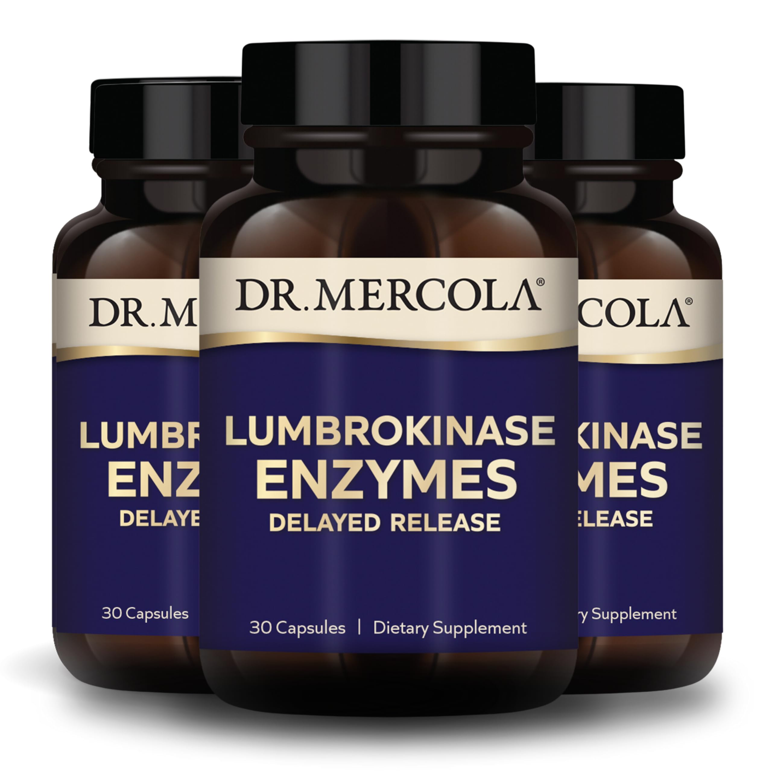 Foto 2 pulgar | Suplemento Dr. Mercola Lumbrokinase Enzymes 30 Cápsulas X3 - Venta Internacional.