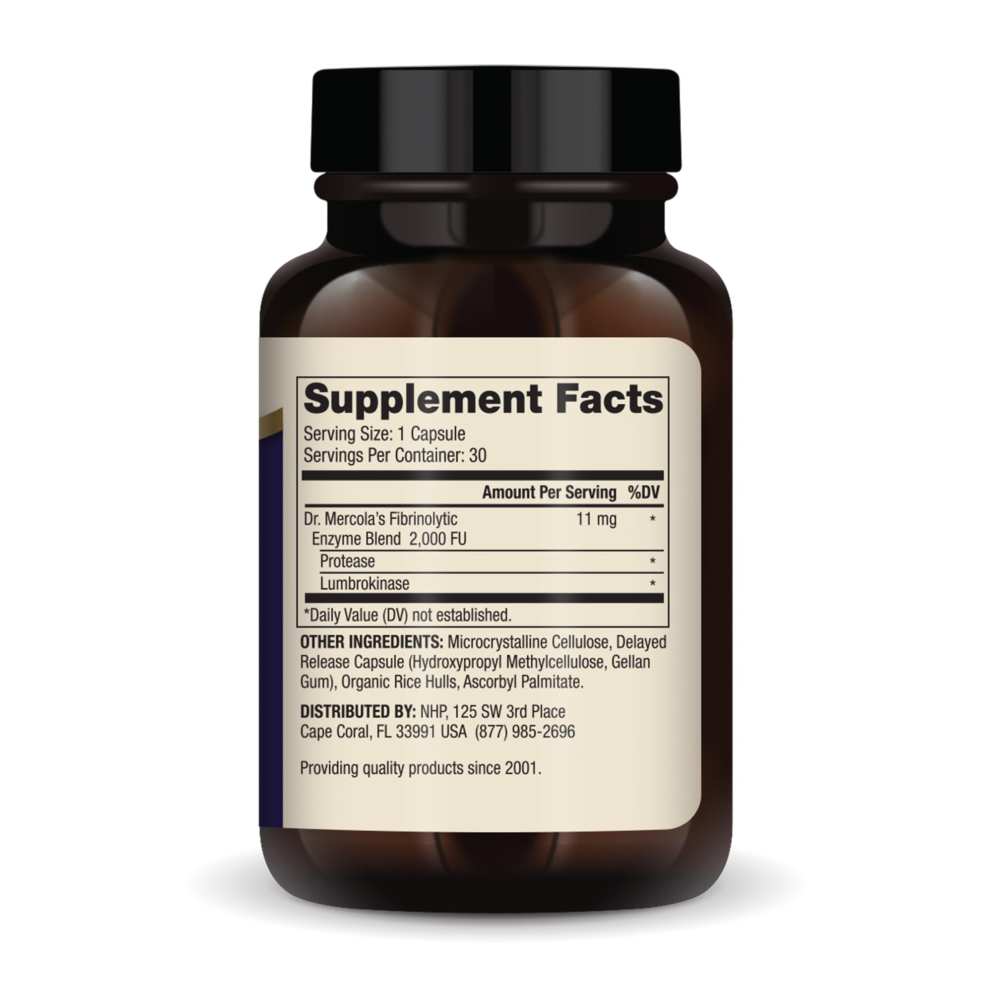 Foto 4 pulgar | Suplemento Dr. Mercola Lumbrokinase Enzymes 30 Cápsulas X3 - Venta Internacional.