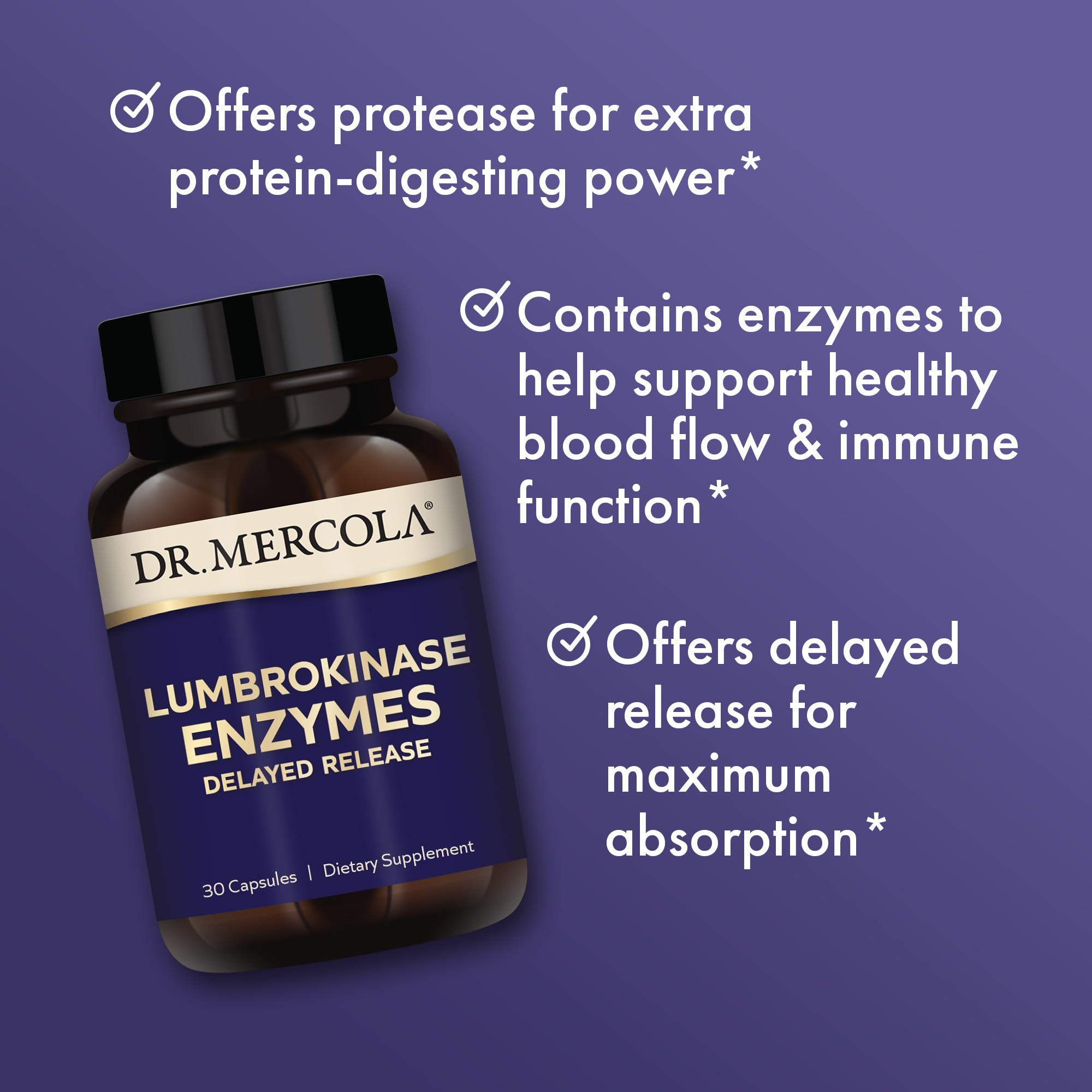 Foto 6 pulgar | Suplemento Dr. Mercola Lumbrokinase Enzymes 30 Cápsulas X3 - Venta Internacional.