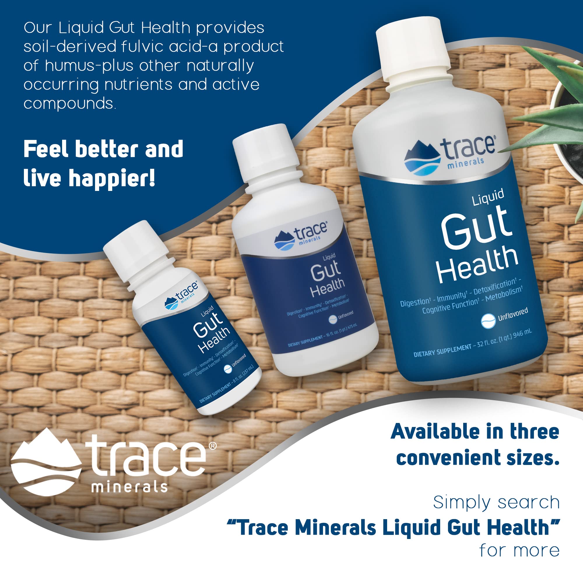 Foto 4 pulgar | Suplemento Trace Minerals Liquid Gut Health 473 Ml, Sin Sabor - Venta Internacional.