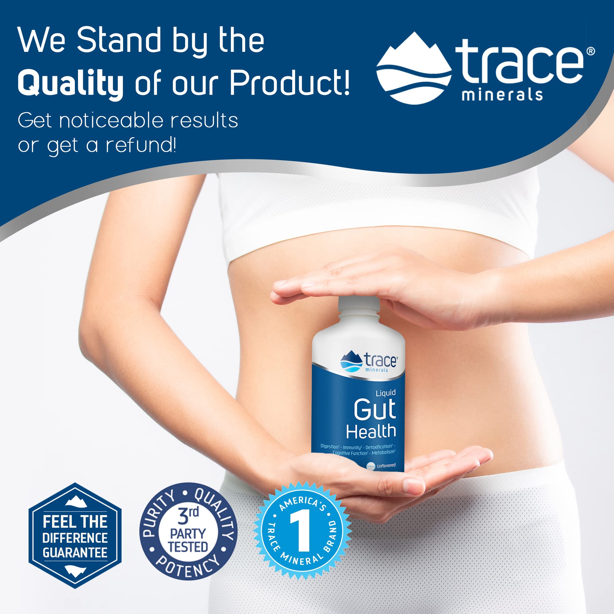 Foto 6 | Suplemento Trace Minerals Liquid Gut Health 473 Ml, Sin Sabor - Venta Internacional.