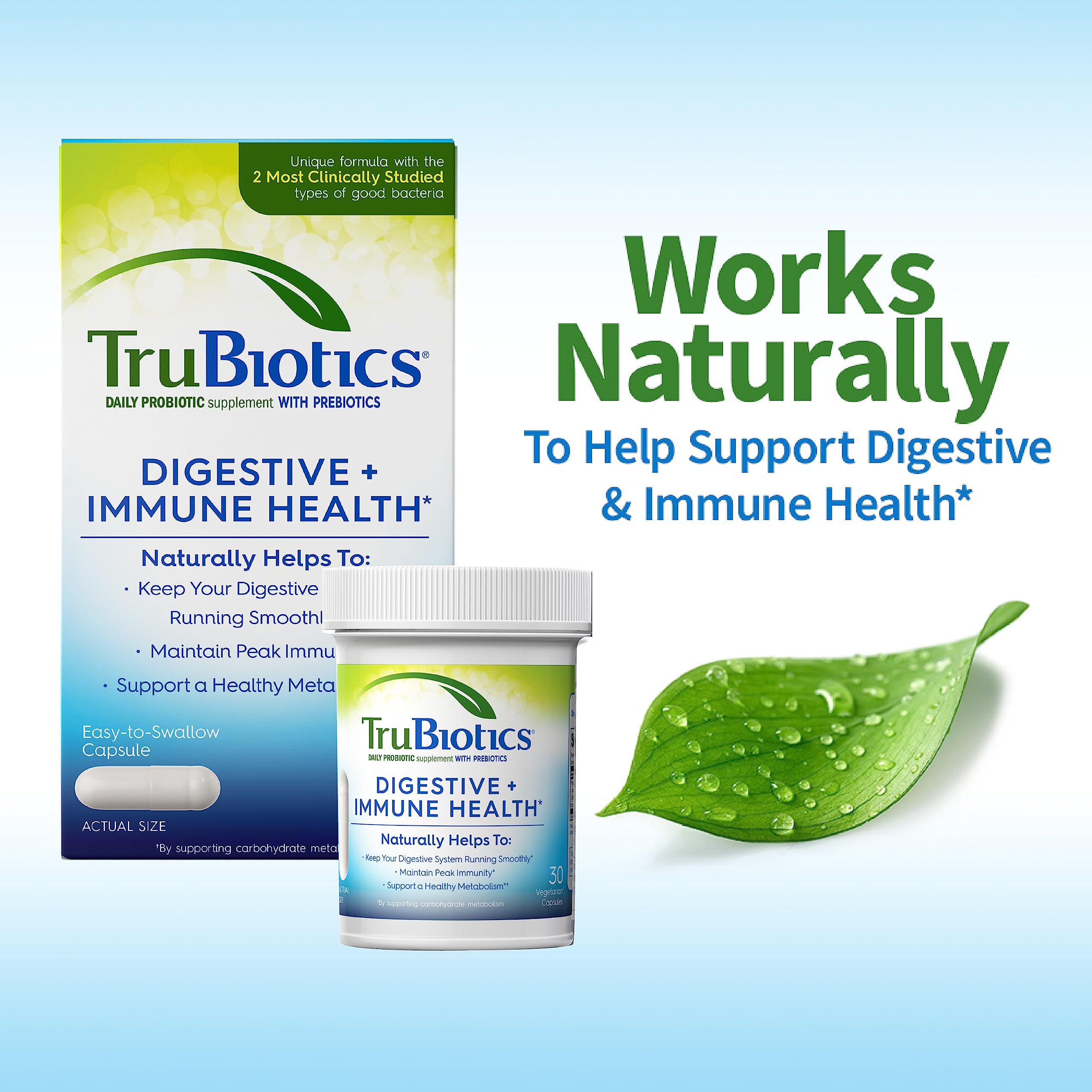 Foto 5 pulgar | Suplemento Trubiotics Probiotics Digestive & Immune 60 Cápsulas - Venta Internacional.