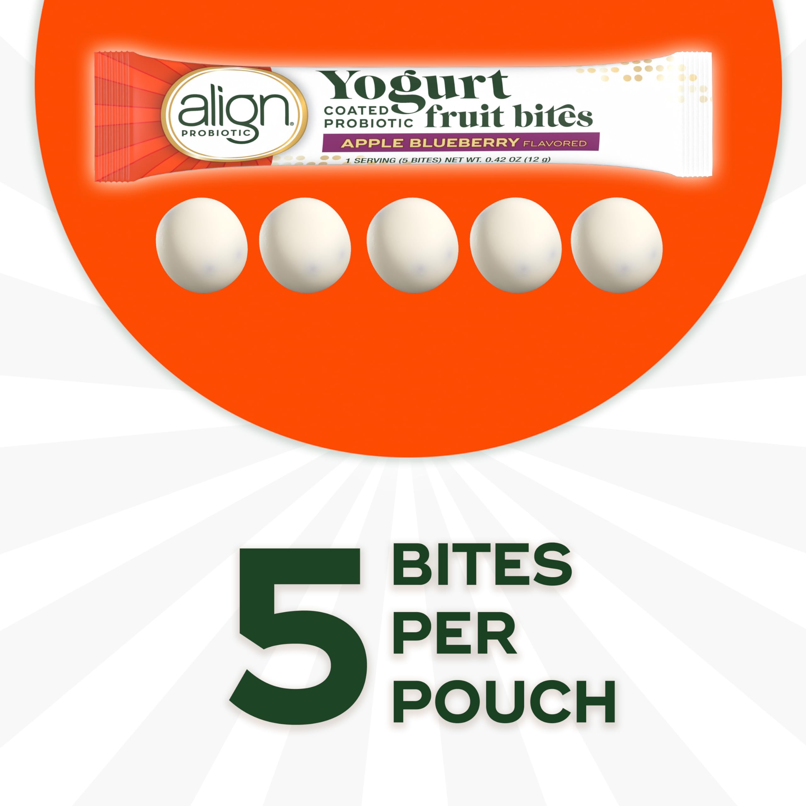 Foto 5 | Los Bocados De Fruta Probiótica Alinean 105 Bocados Recubiertos De Yogur - Venta Internacional.