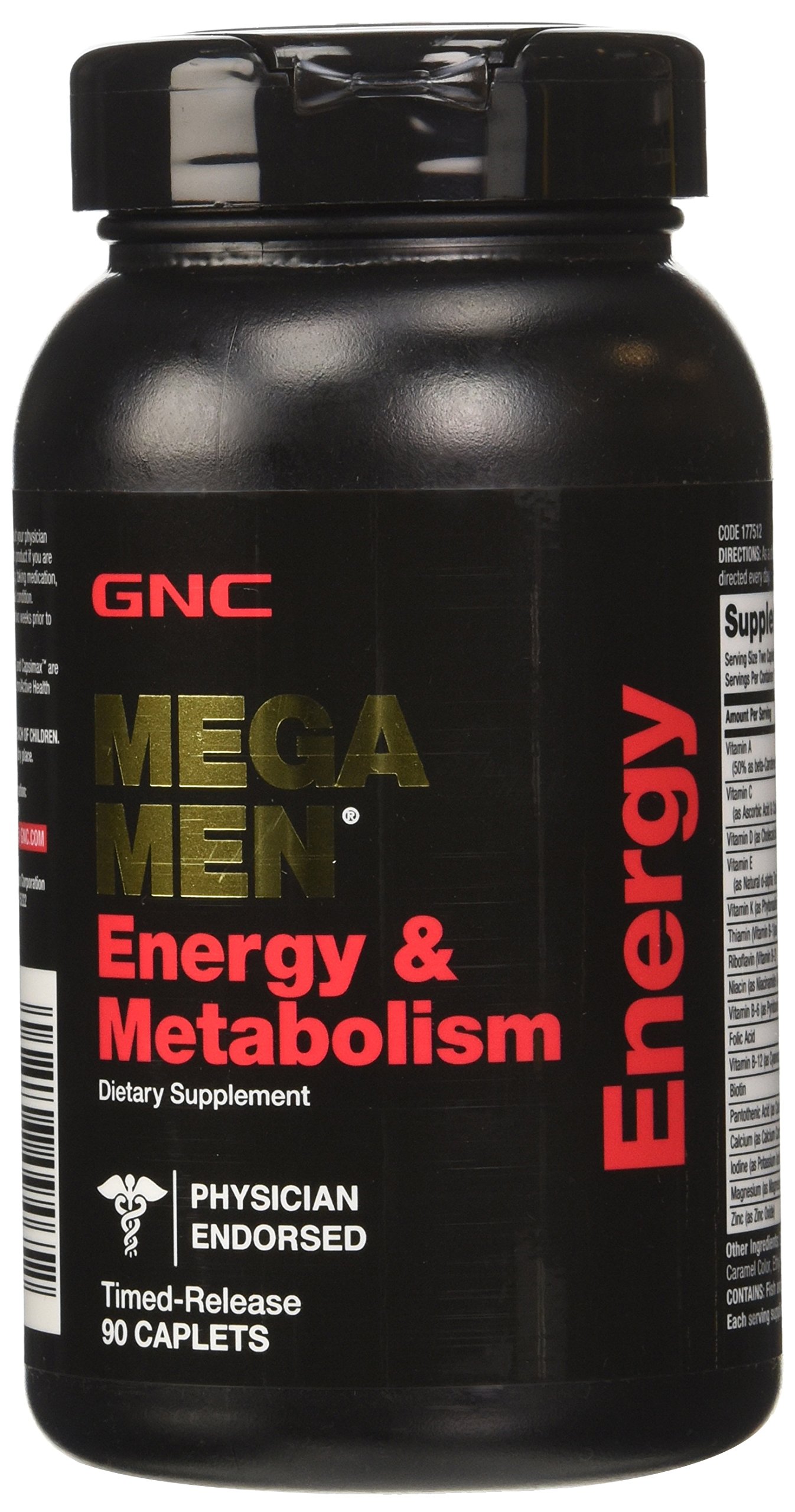 Foto 2 pulgar | Suplemento Gnc Mega Men Energy And Metabolism 90 Comprimidos - Venta Internacional.
