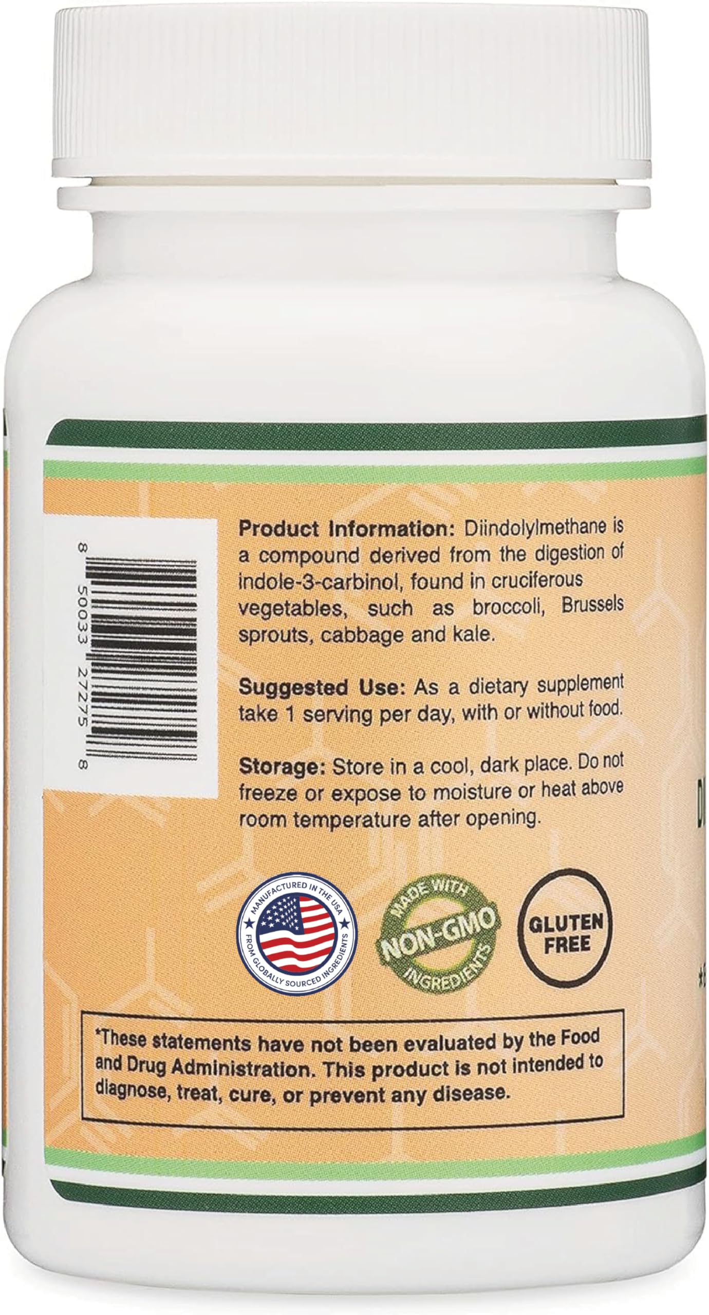 Foto 3 | Suplemento Double Wood Dim, Bloqueador De Estrógenos, 400 Mg, 60 Cápsulas - Venta Internacional.
