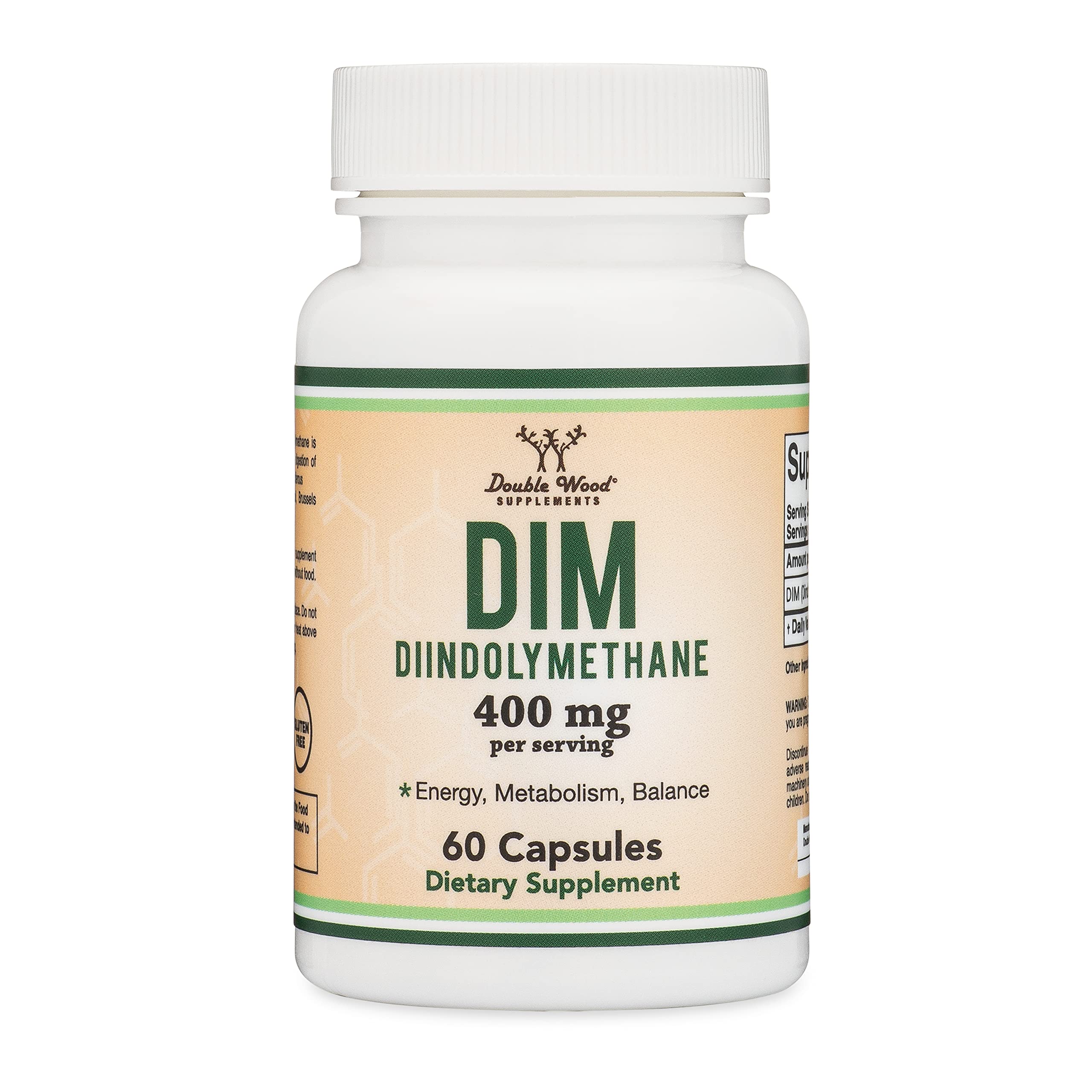Foto 5 pulgar | Suplemento Double Wood Dim, Bloqueador De Estrógenos, 400 Mg, 60 Cápsulas - Venta Internacional.