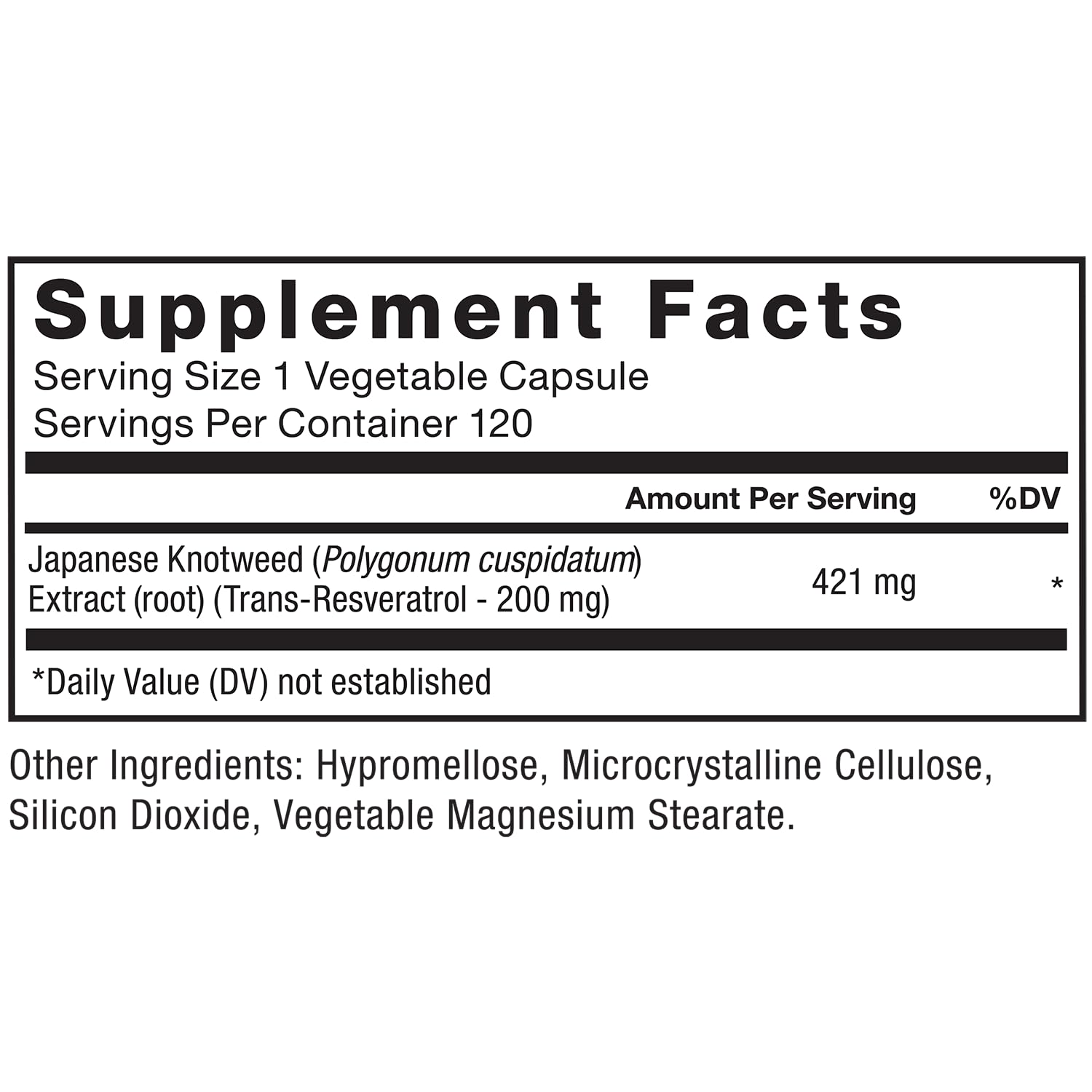 Foto 7 pulgar | Suplemento Force Factor Resveratrol 120 Cápsulas - Venta Internacional.