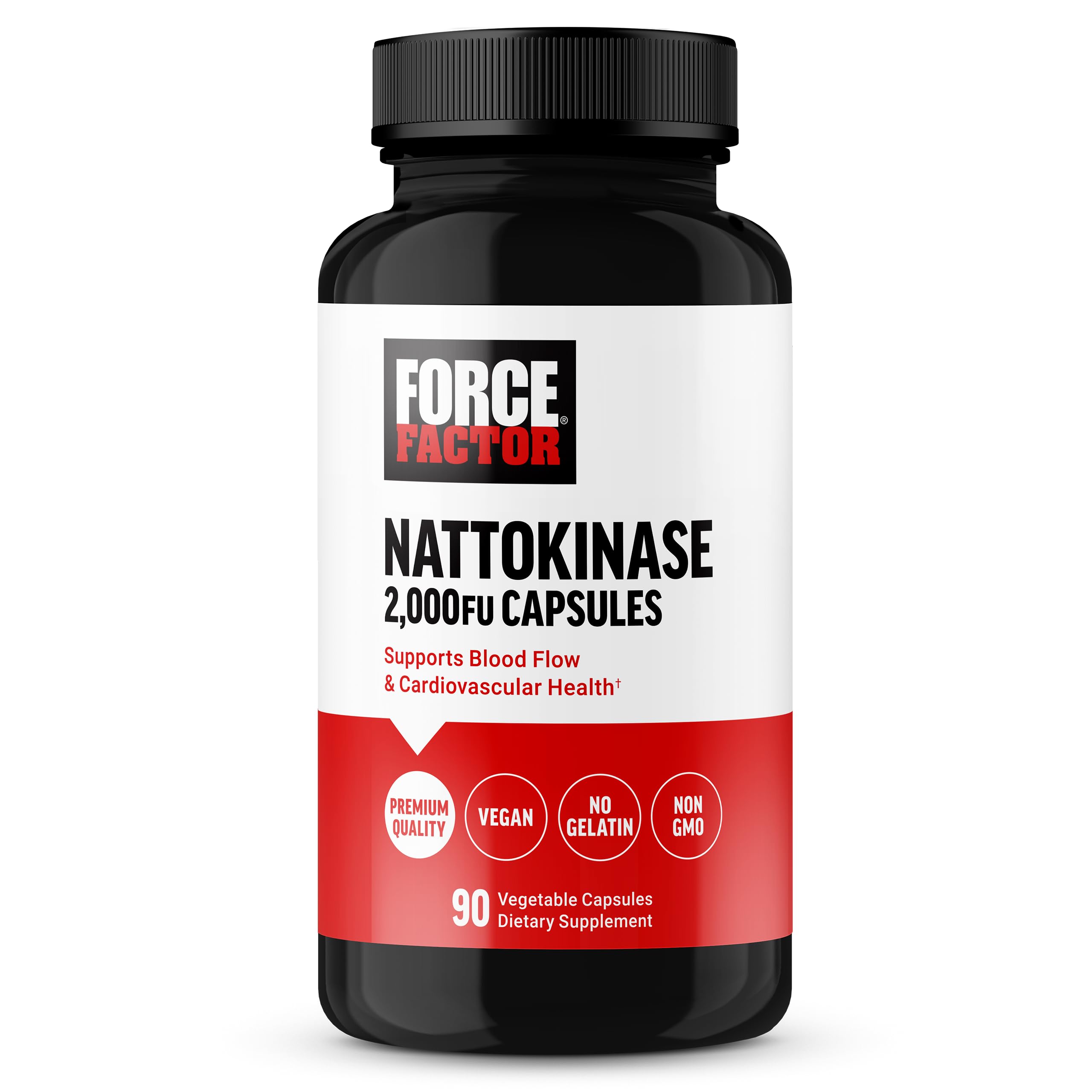 Foto 2 pulgar | Suplemento Force Factor Nattokinase 2000 Fu Heart Health 90 Cápsulas - Venta Internacional