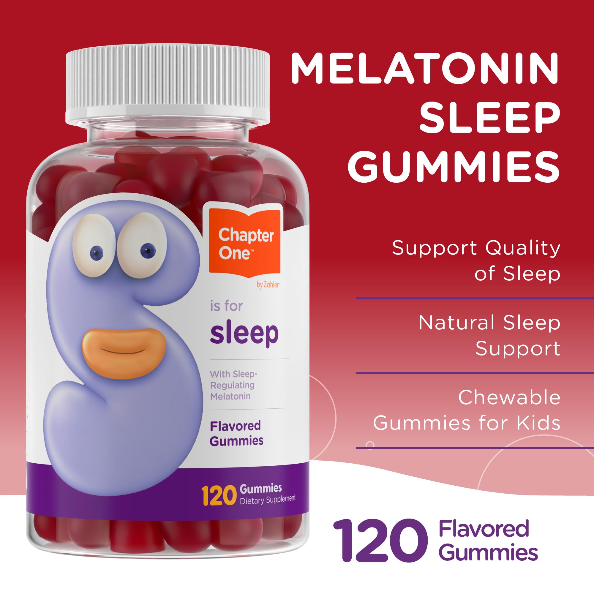 Foto 3 pulgar | Gomitas De Melatonina Zahler Chapter One 2,5 Mg para Niños - Venta Internacional