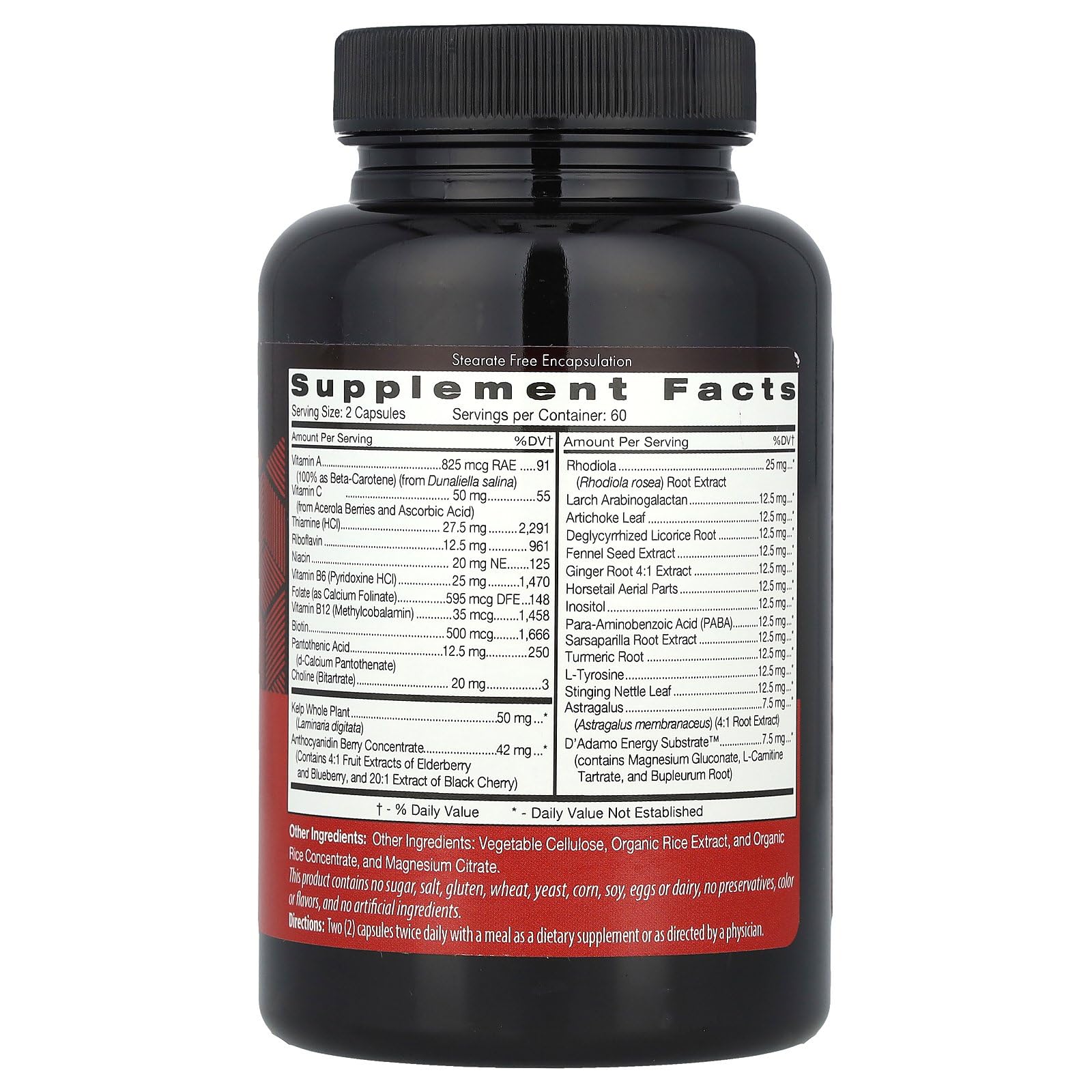 Foto 3 pulgar | Suplemento D'Adamo Personalized Nutrition Polyvite de 120 Cápsulas-Venta Internacional