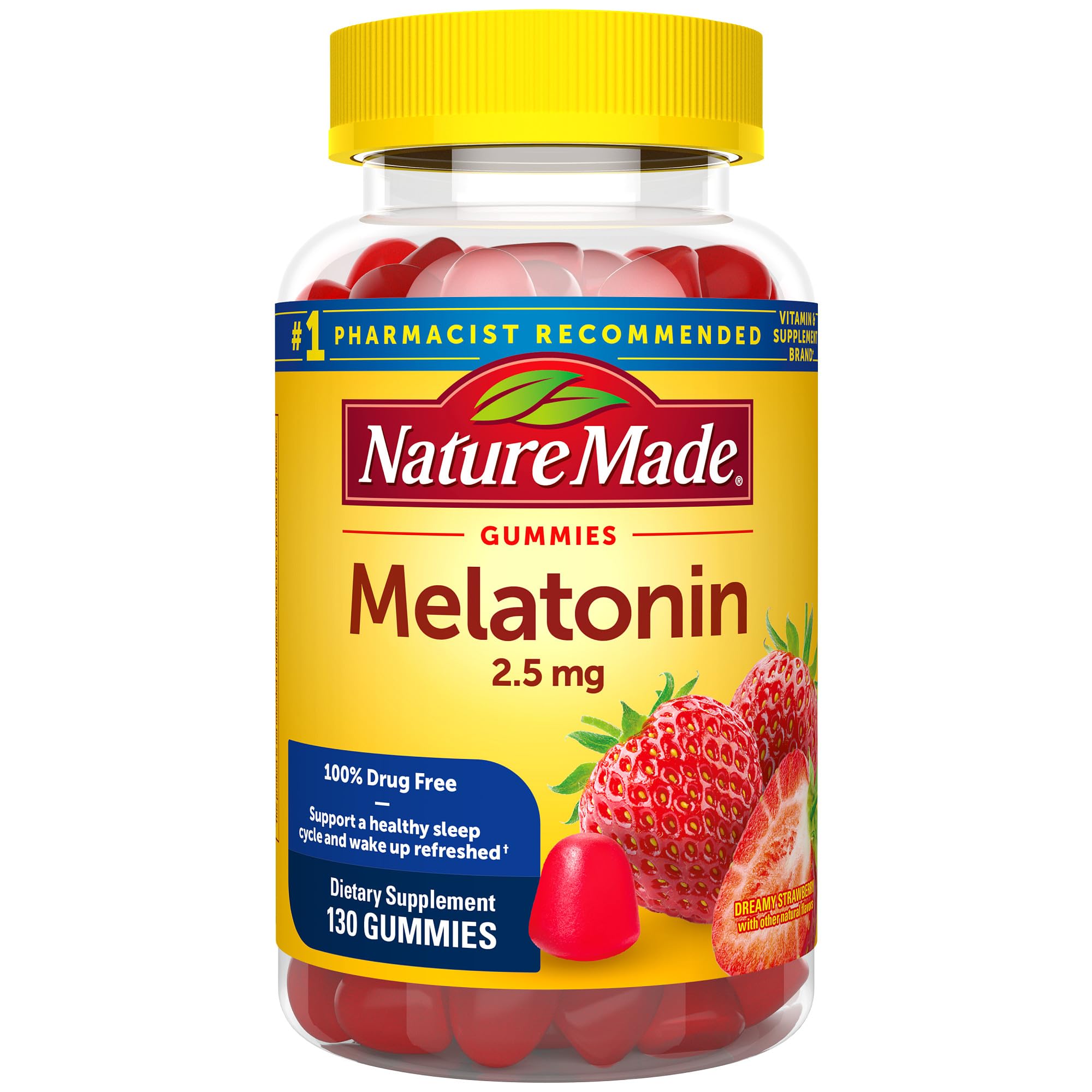 Foto 1 | Gomitas de Melatonina Nature Made 2,5 mg, 130 Unidades