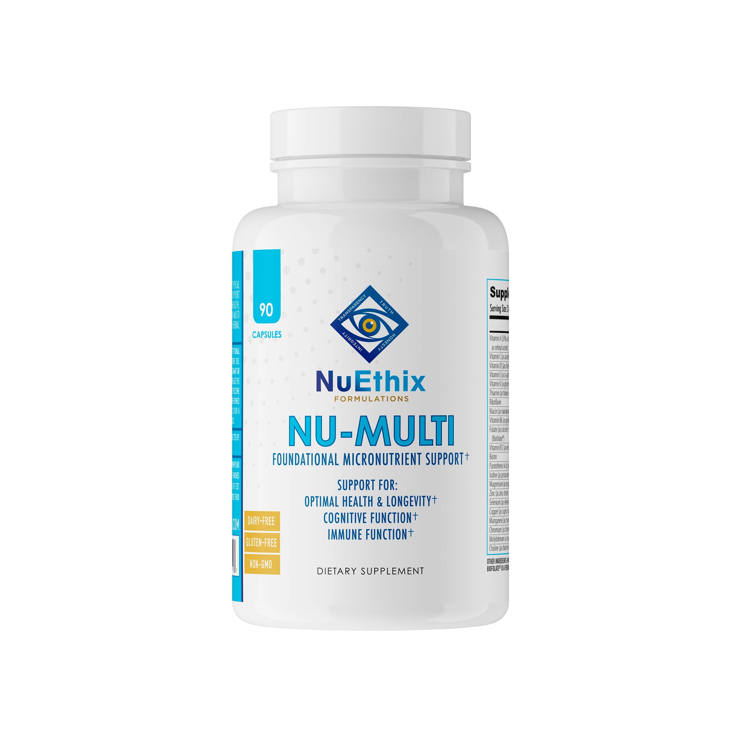 Foto 2 pulgar | Suplemento Dietético Nuethix Formulations Nu-multi 90 Cápsulas - Venta Internacional