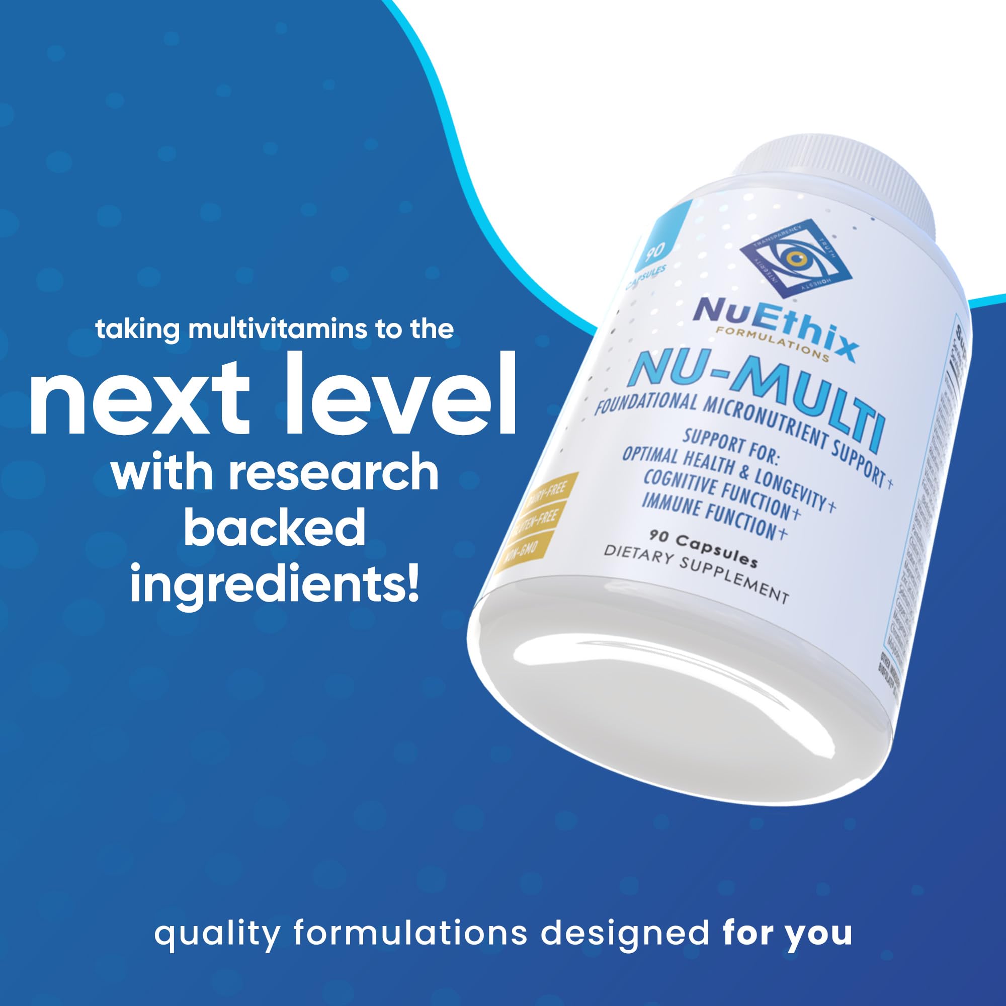Foto 4 pulgar | Suplemento Dietético Nuethix Formulations Nu-multi 90 Cápsulas - Venta Internacional