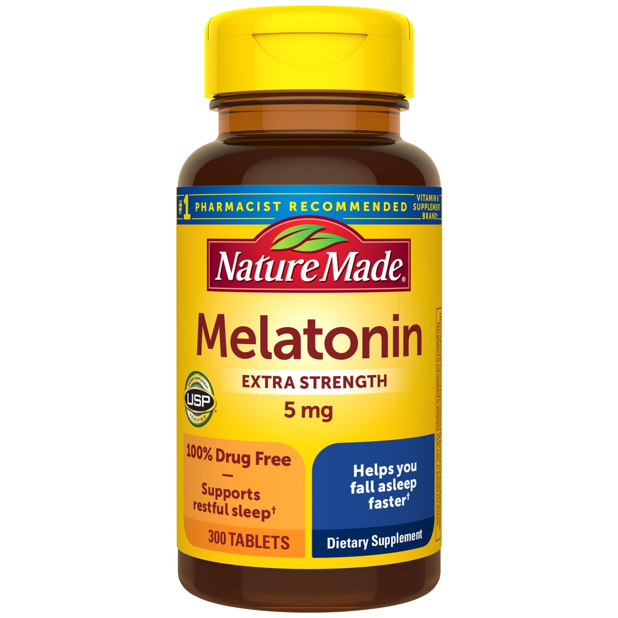 Foto 1 | Melatonina Sleep Aid Nature Made 5 mg 300 Comprimidos - Venta Internacional