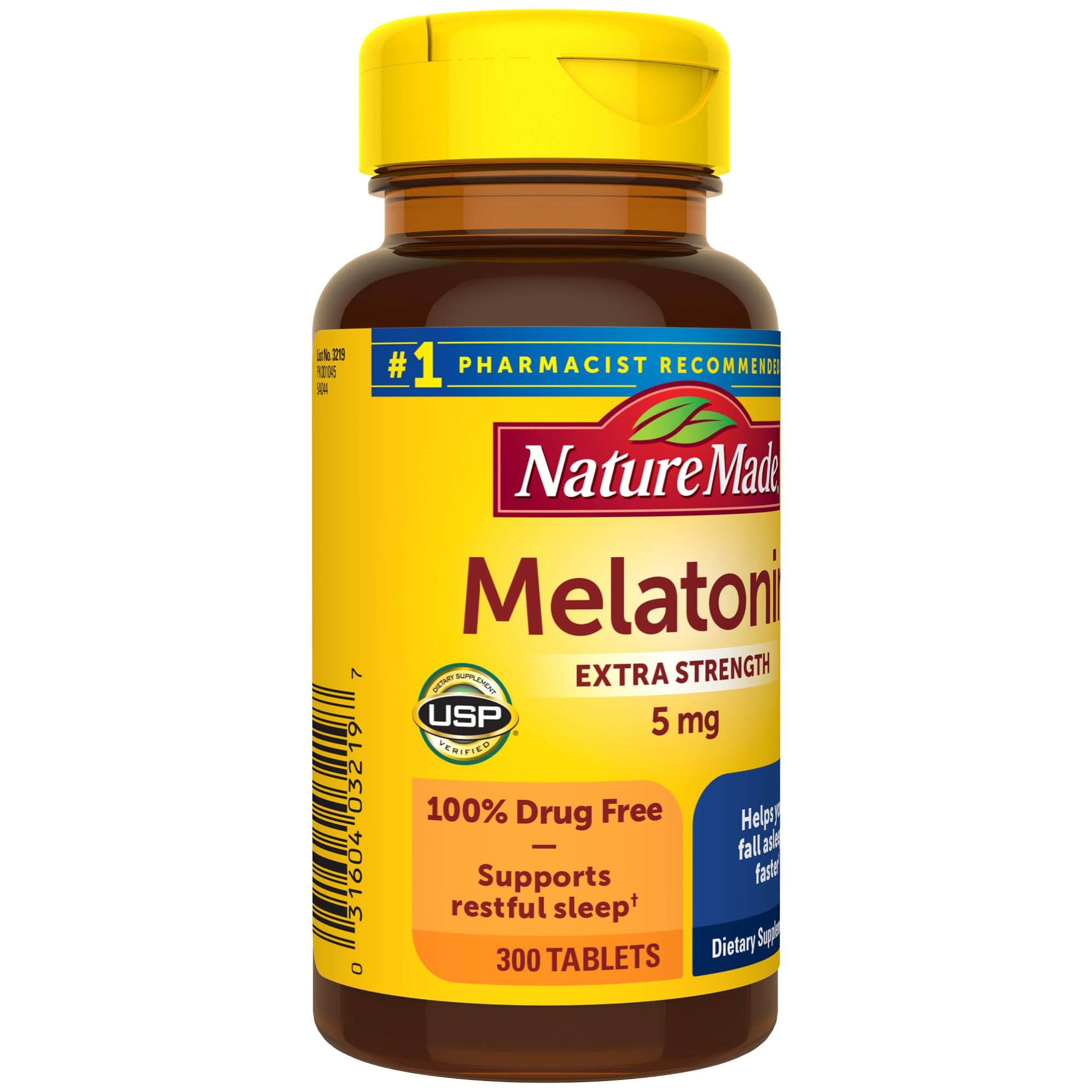 Foto 7 pulgar | Melatonina Sleep Aid Nature Made 5 mg 300 Comprimidos - Venta Internacional