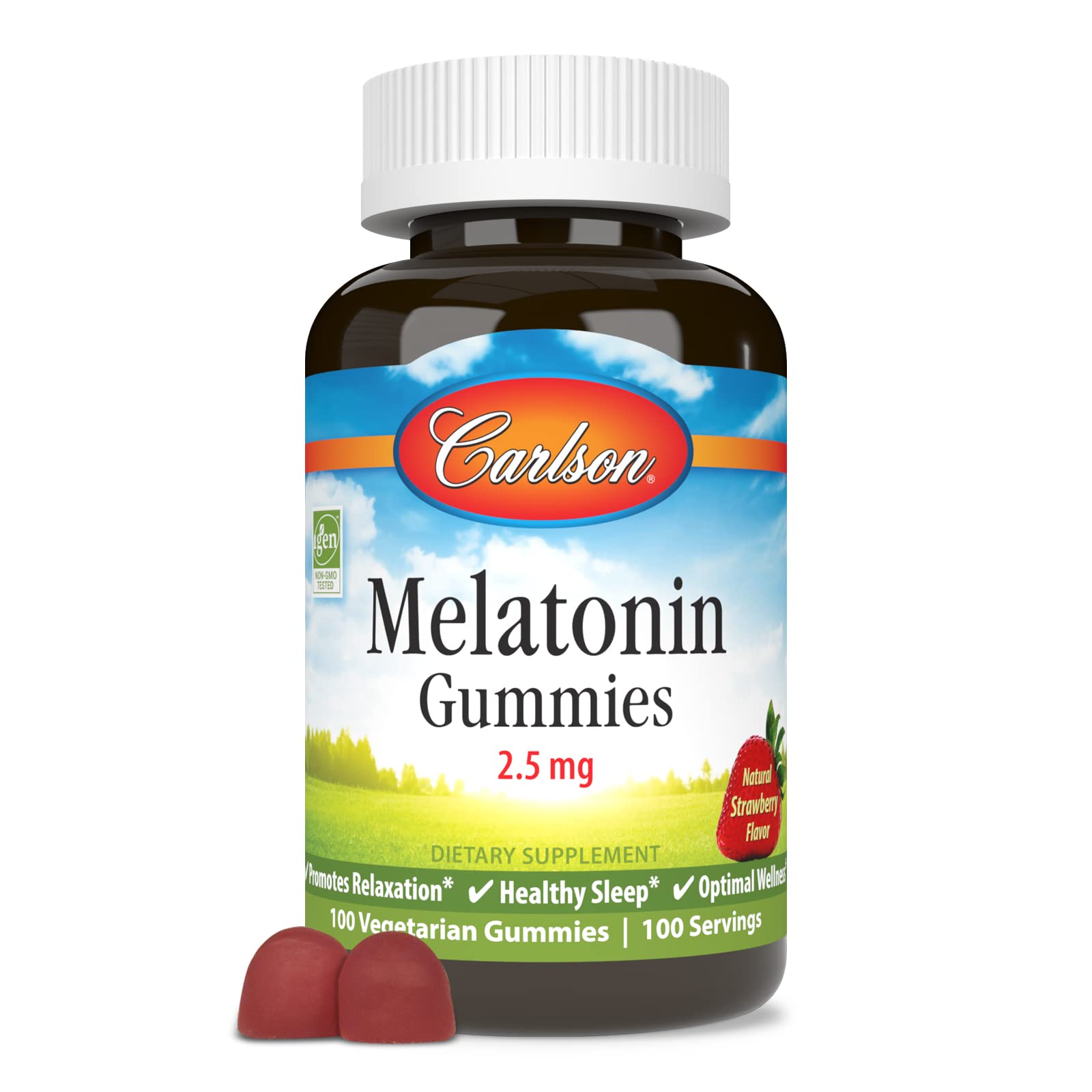 Foto 1 | Suplemento: Gomitas De Melatonina Carlson 2.5 Mg 100 Gomitas - Venta Internacional