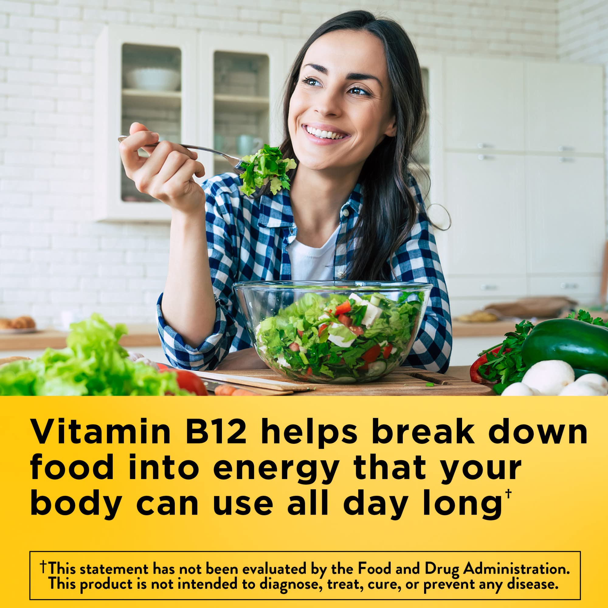 Foto 3 pulgar | Suplemento Nature Made Vitamina B12 500 Mcg 100 Tabletas - Venta Internacional