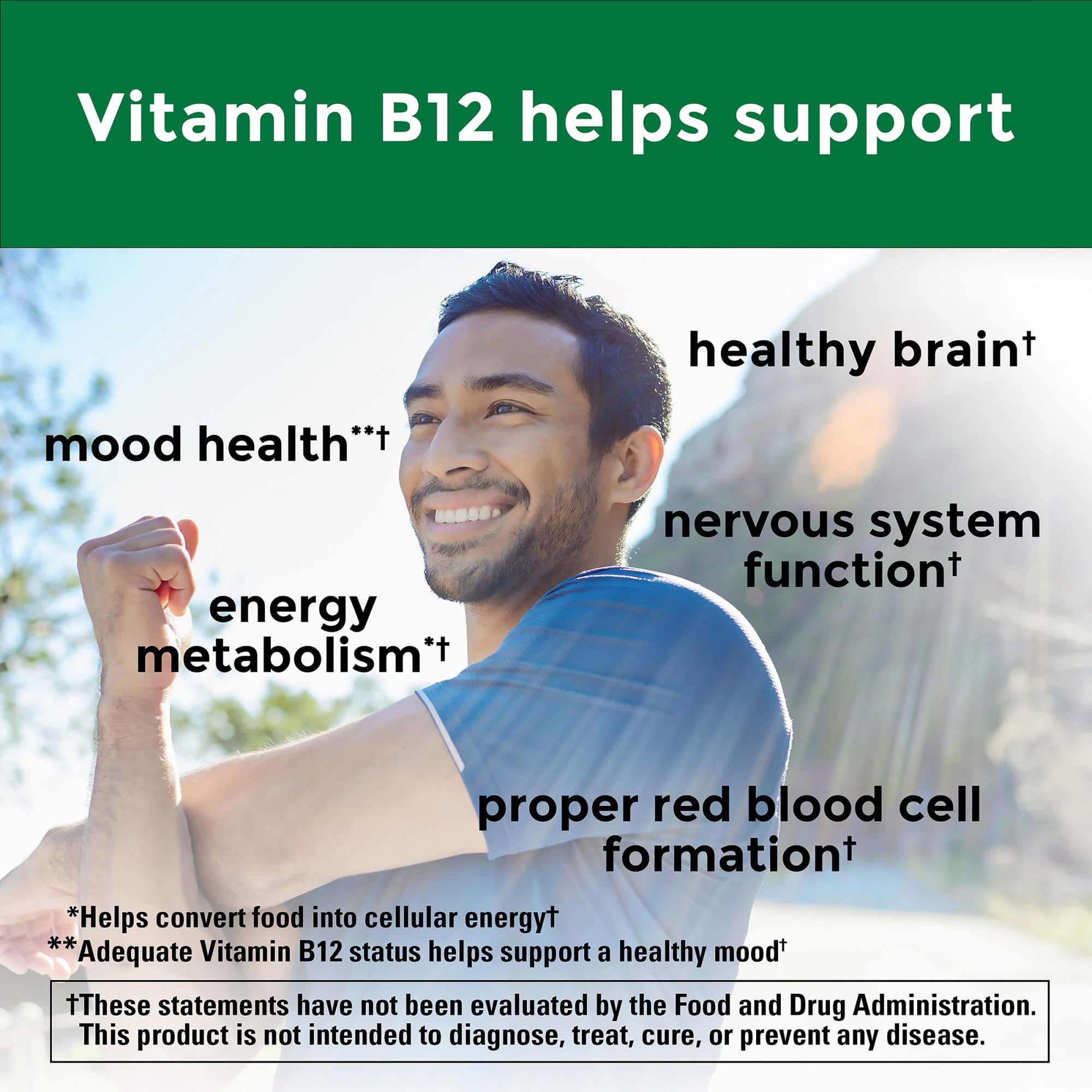 Foto 4 pulgar | Suplemento Nature Made Vitamina B12 500 Mcg 100 Tabletas - Venta Internacional