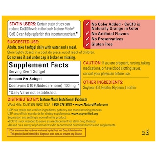 Foto 5 | Suplemento Dietético Nature Made Coq10 100 Mg 120 Cápsulas Blandas - Venta Internacional