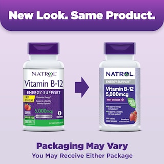 Foto 2 | Suplemento Natrol de Vitamina B-12 5000 mcg 200 Tabletas - Venta Internacional