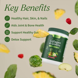 Foto 5 | Suplementos Snap Supplements Super Greens en Polvo con Colágeno - Venta Internacional