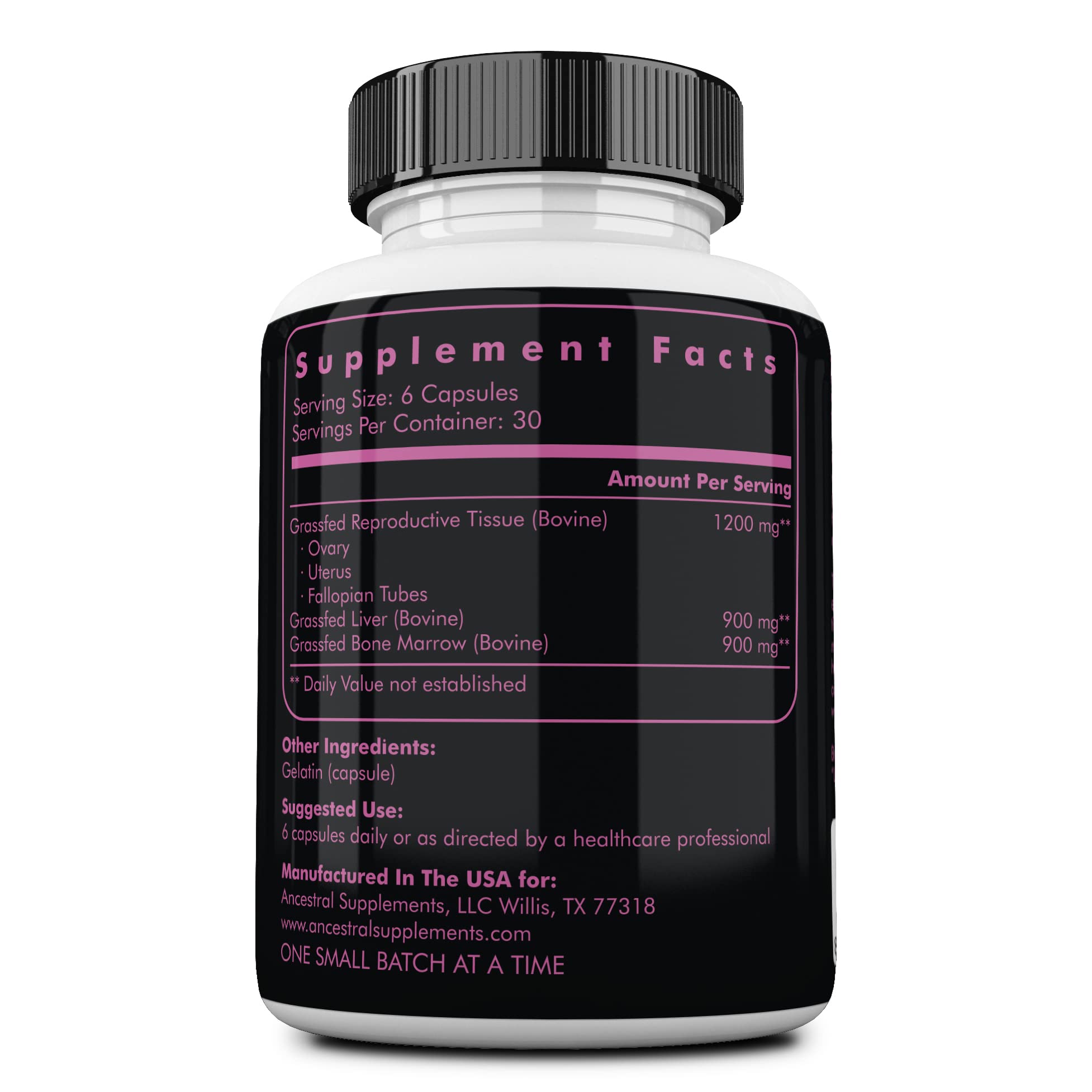 Foto 3 pulgar | Suplemento Ancestral Supplements Fem Liver 180 Cápsulas - Venta Internacional.